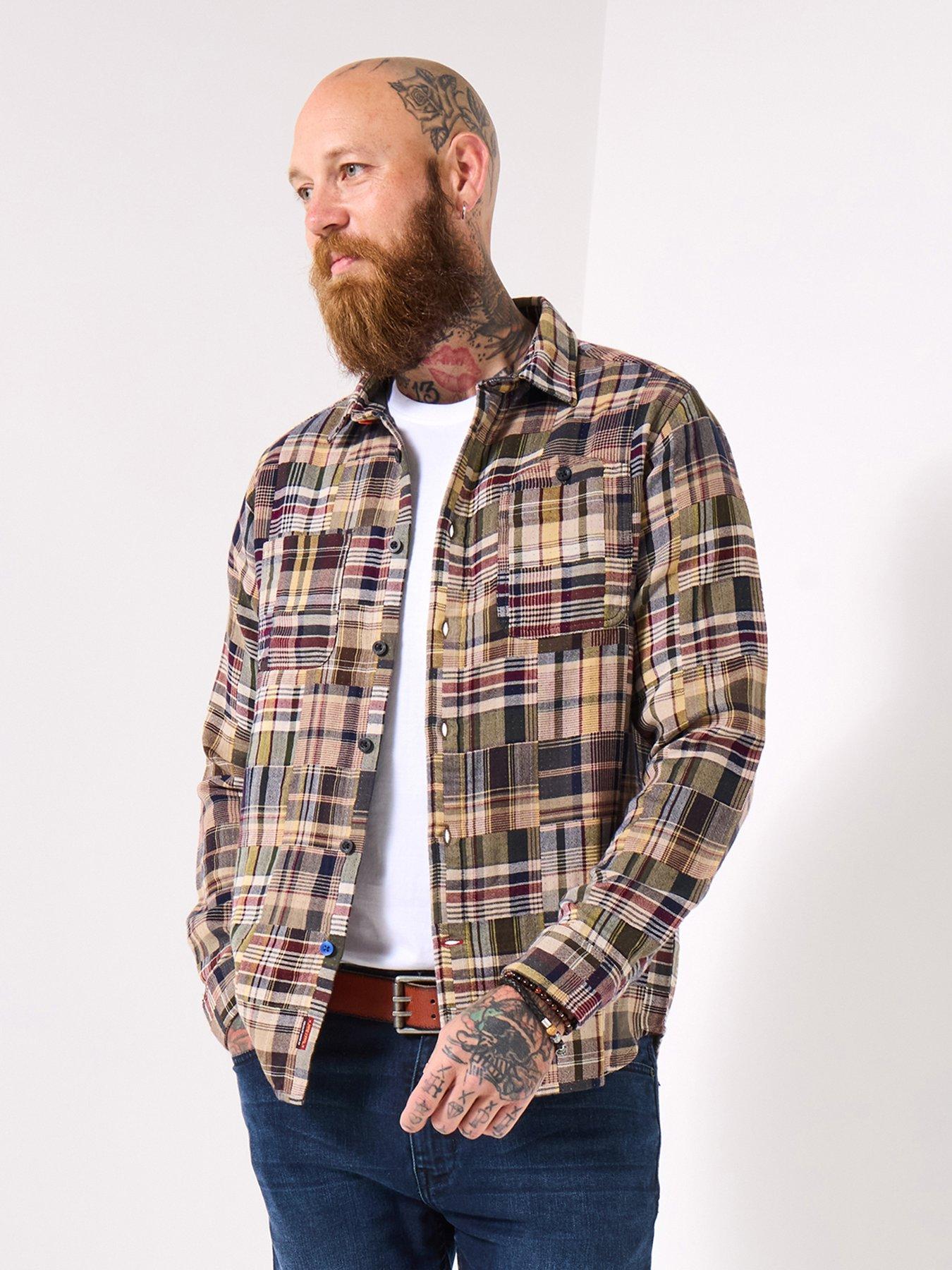undefined Check Long Sleeve Shirt  Multi