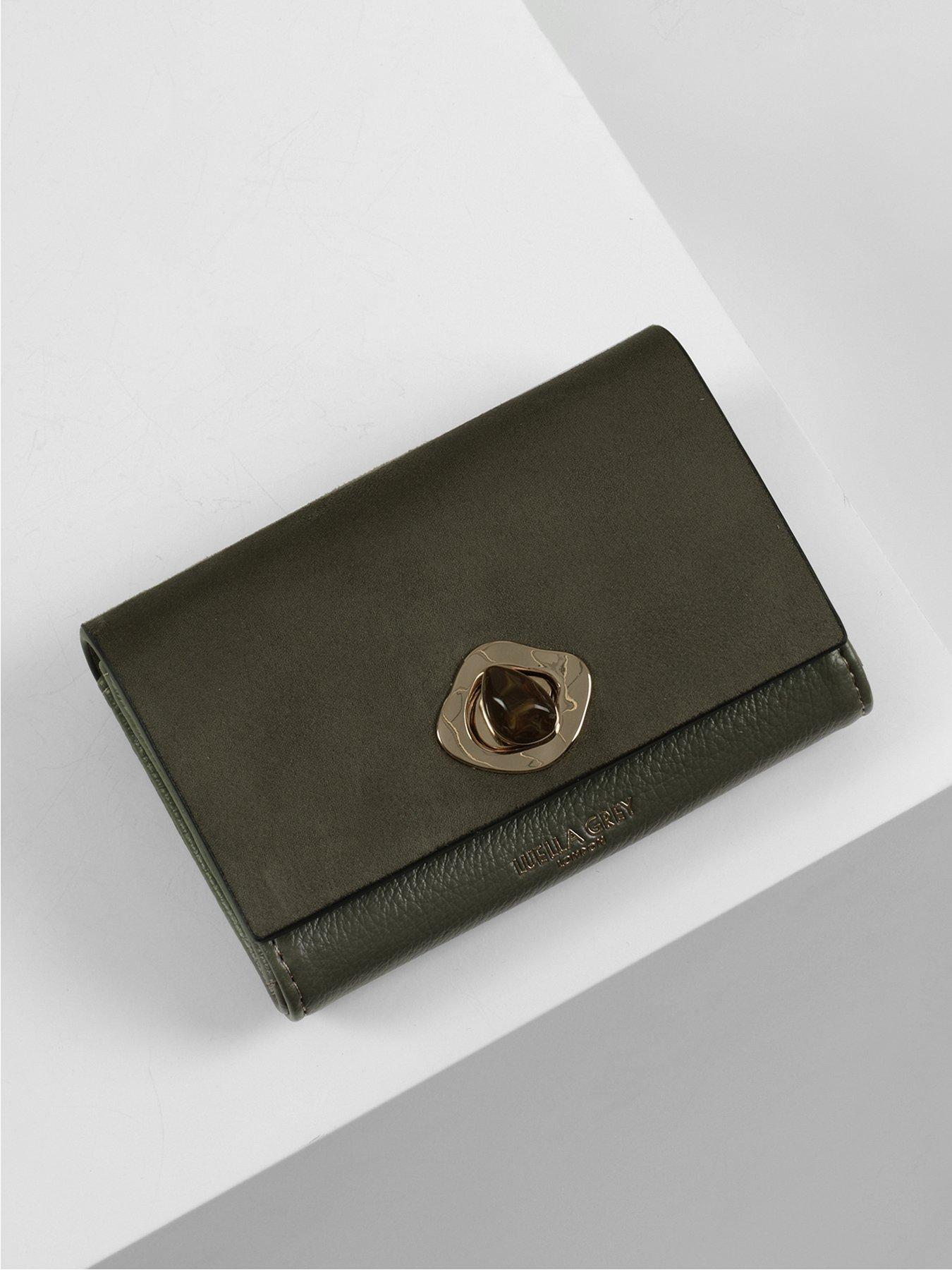 Image 2 of 5 of Luella Grey Jenny Khaki Purse - Green