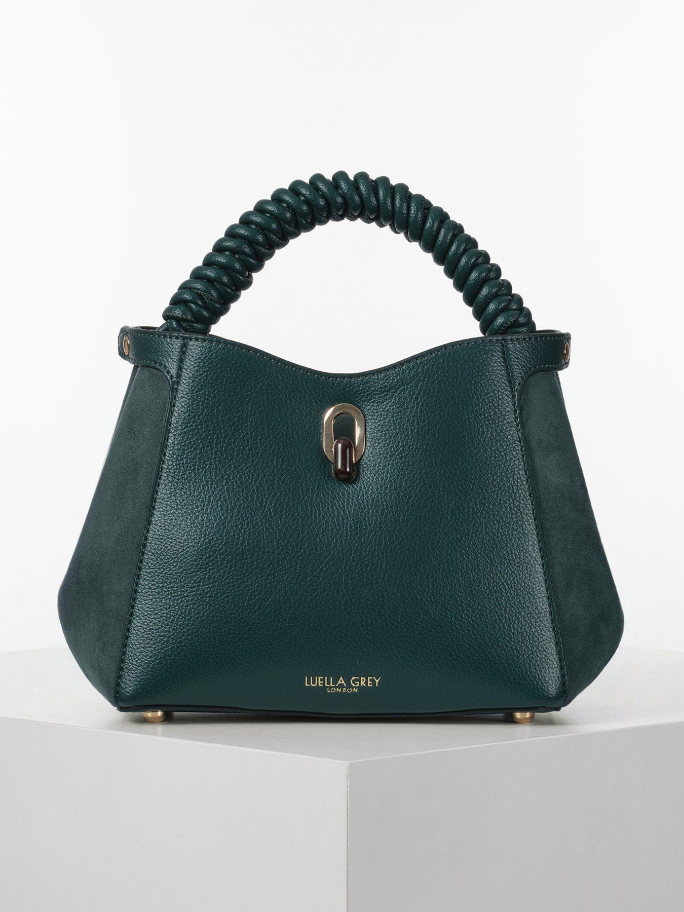 Luella Grey Catherine Peacock Crossbody Bag