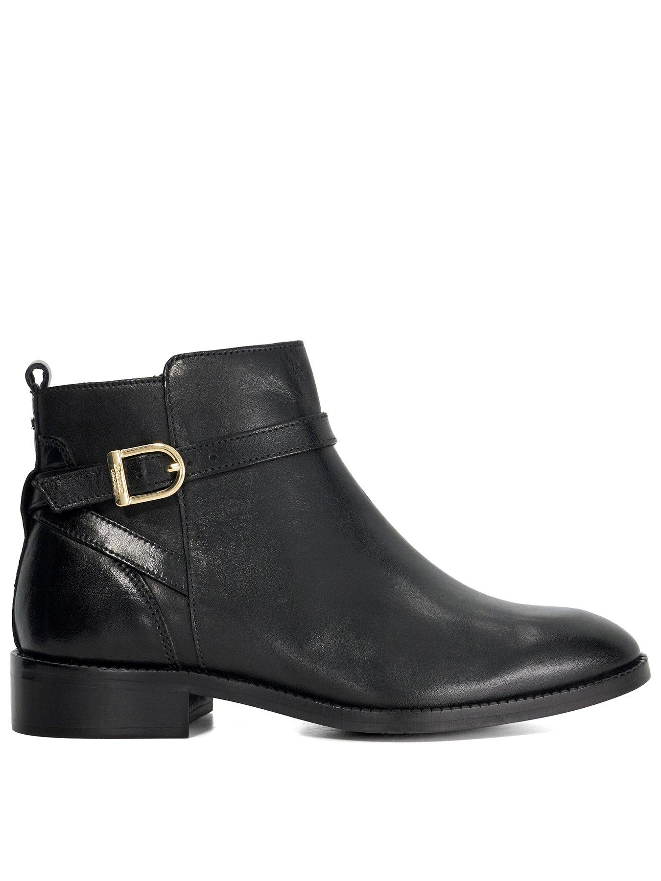 dune-london-wide-fit-pemma-leather-ankle-boots-black