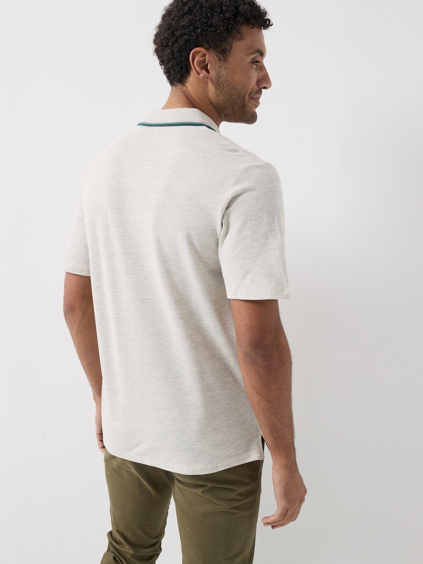 Image 2 of 4 of Jack & Jones Blaze Polo Shirt - Light Grey