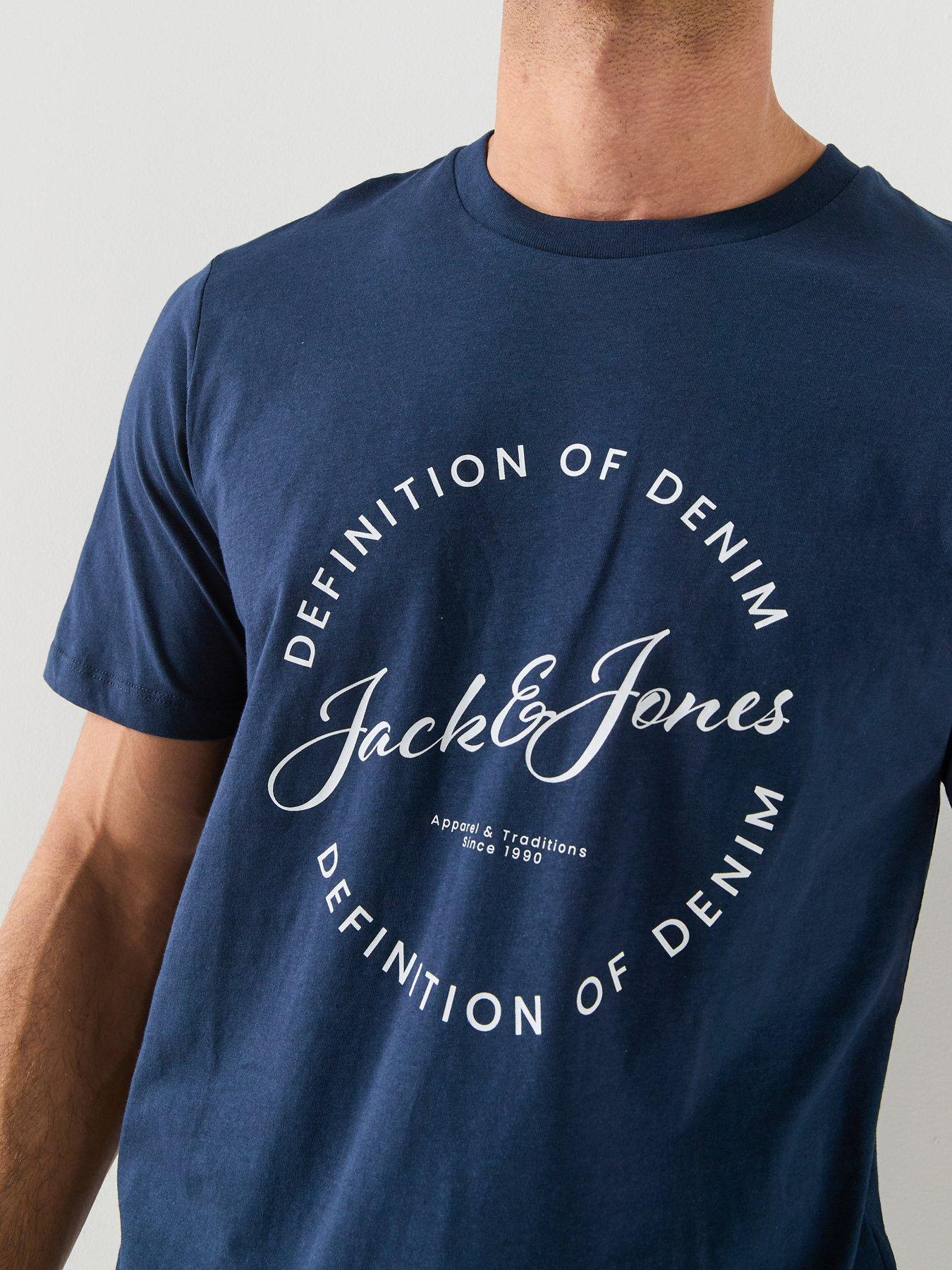  image of jack-jones-grayson-t-shirt-navy