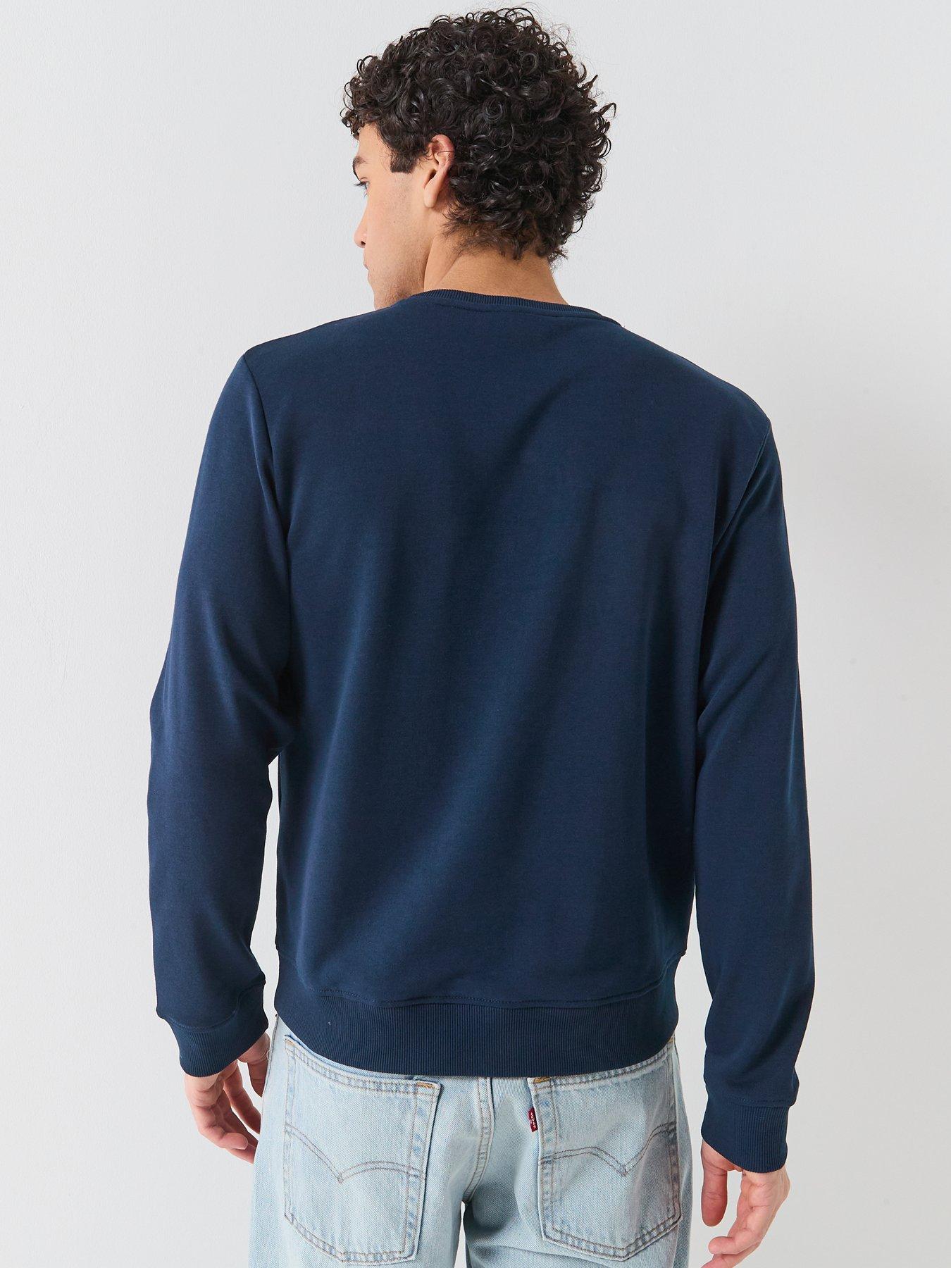 Image 2 of 5 of Jack & Jones Brandon Crew Sweater - Navy