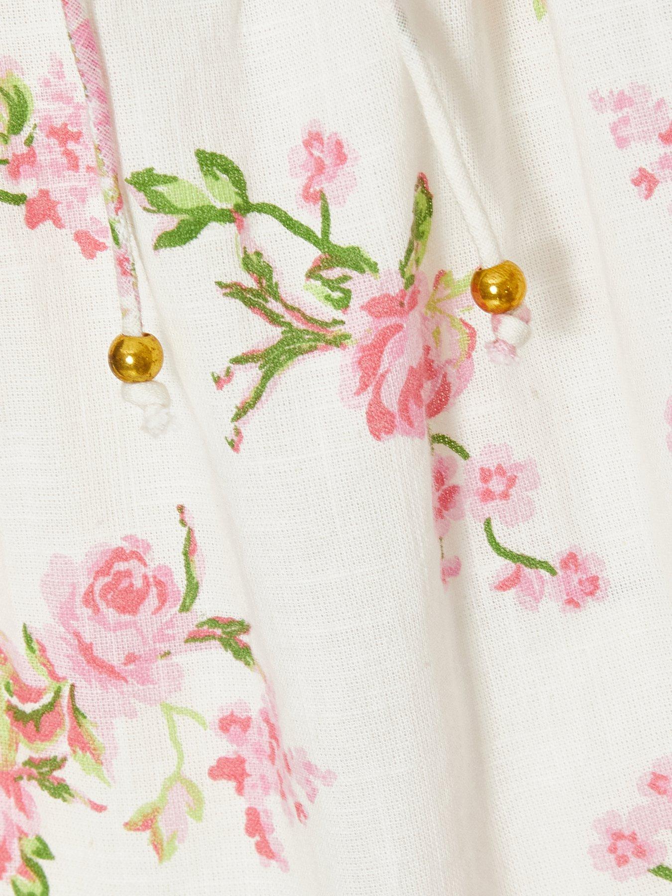 Image 6 of 6 of Quiz Pink Floral Mini Skater Dress