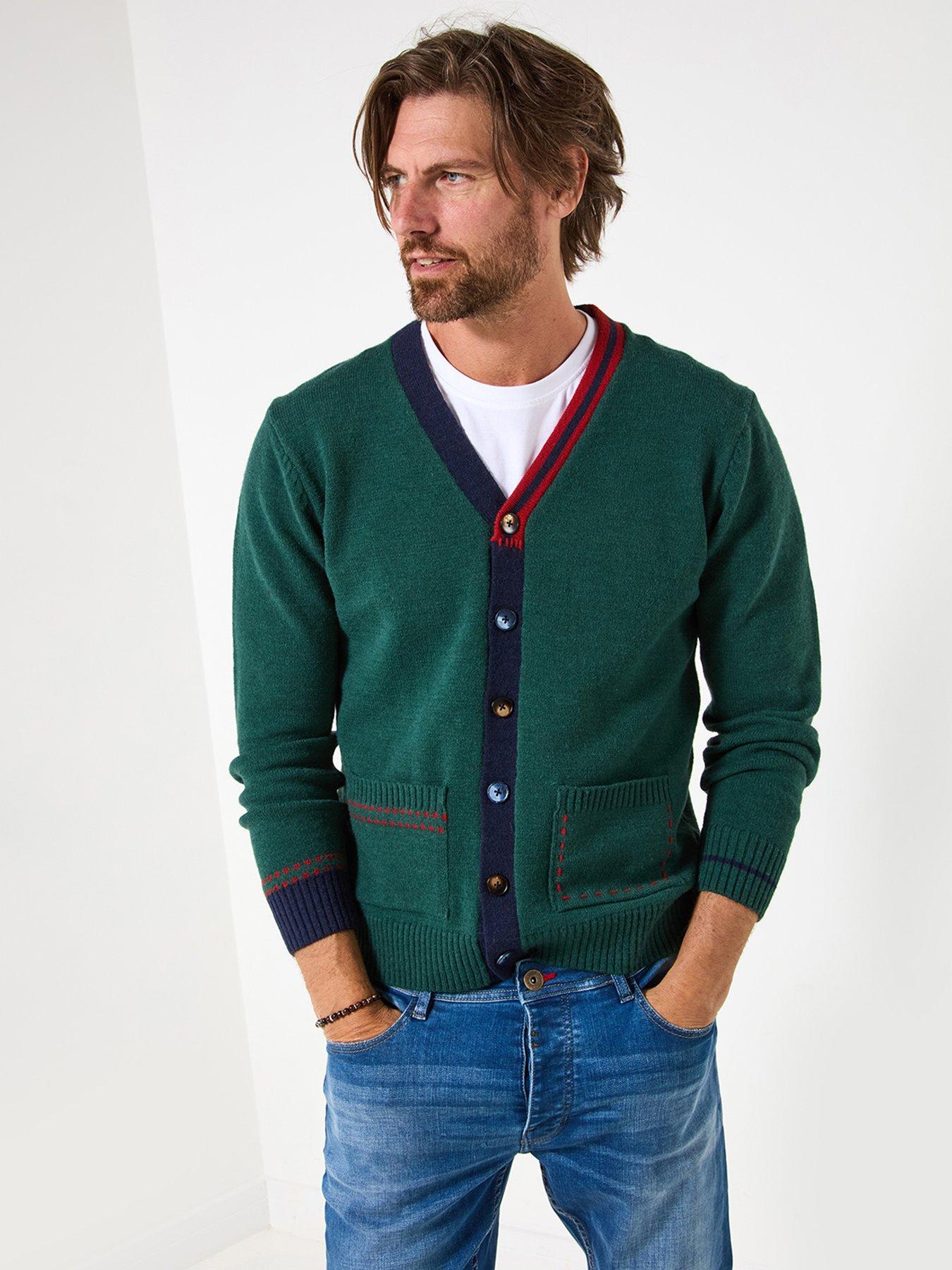 undefined Customised Statement Knitted Cardigan - Green