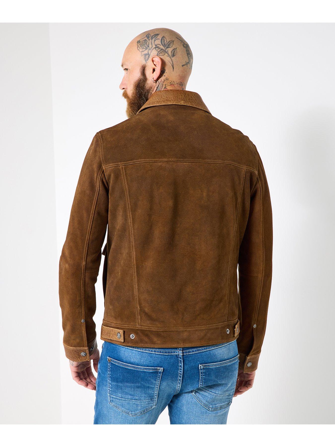 Image 3 of 6 of Joe Browns Mixed Leather and Suede Jacket