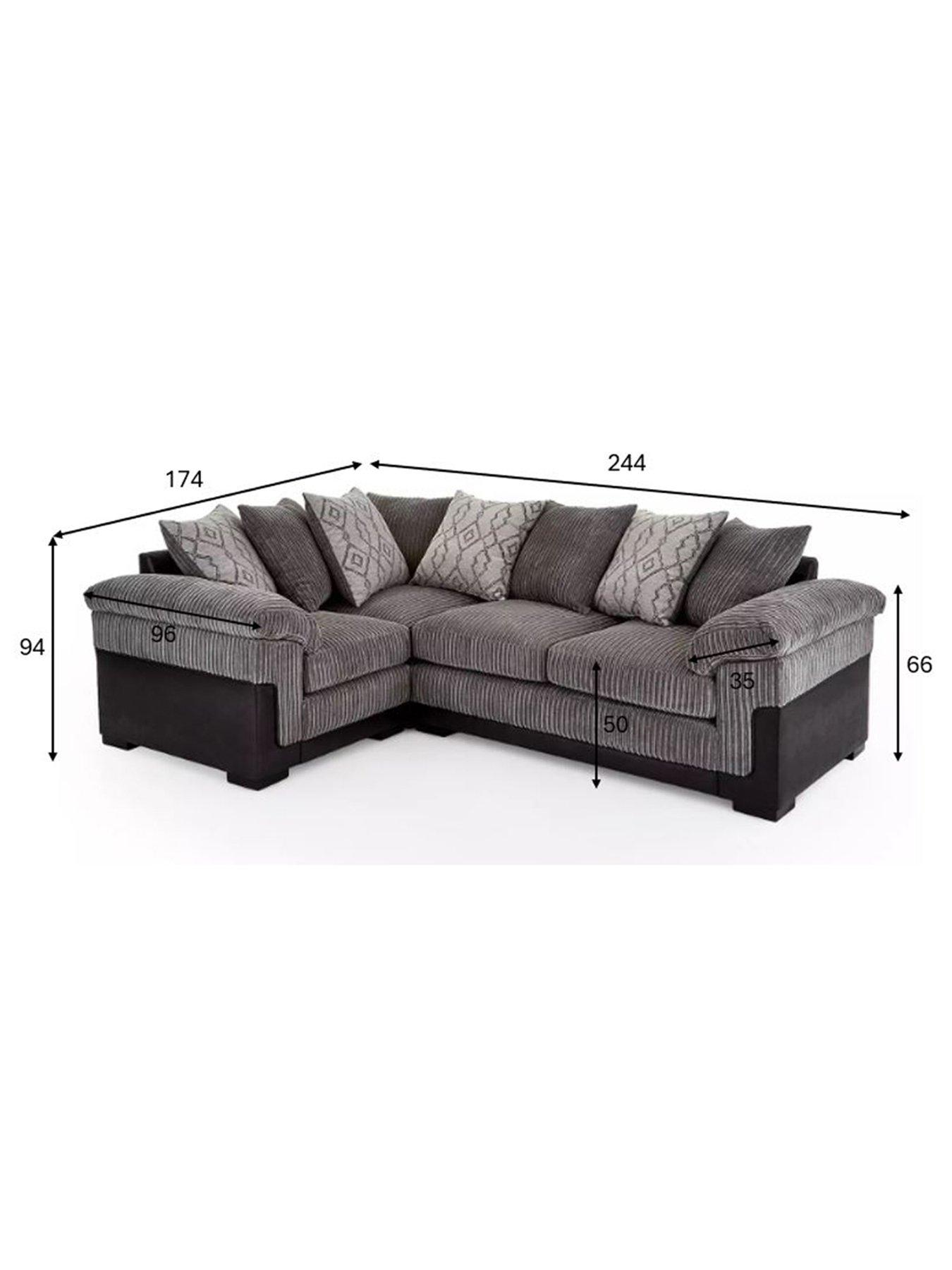 Image 7 of 7 of The Very Collection Marissa Left Hand&nbsp;Double Arm Corner Group Sofa - FSC&reg; Certified