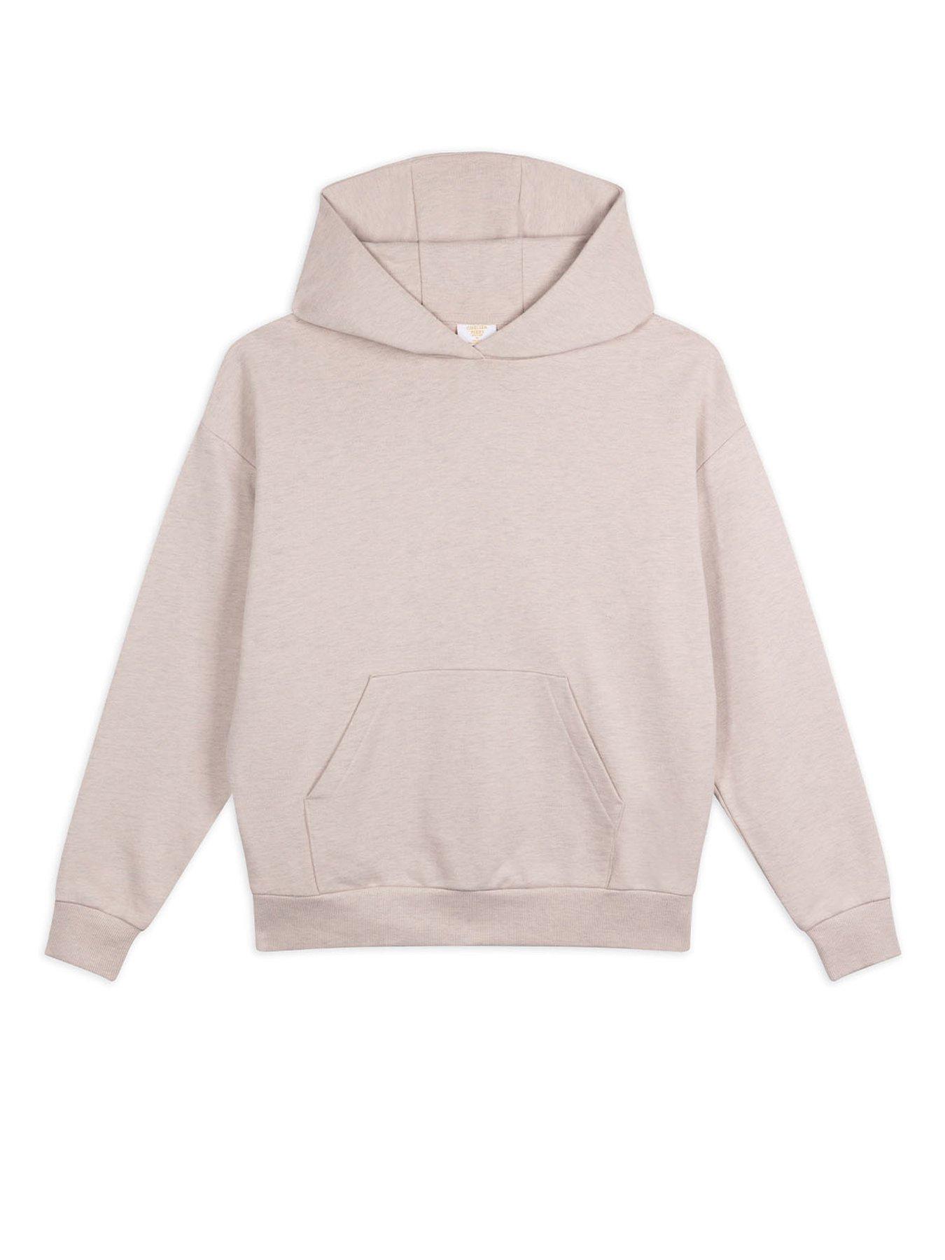 Image 6 of 6 of CHELSEA PEERS Long Sleeve Over Head Hoodie - Beige