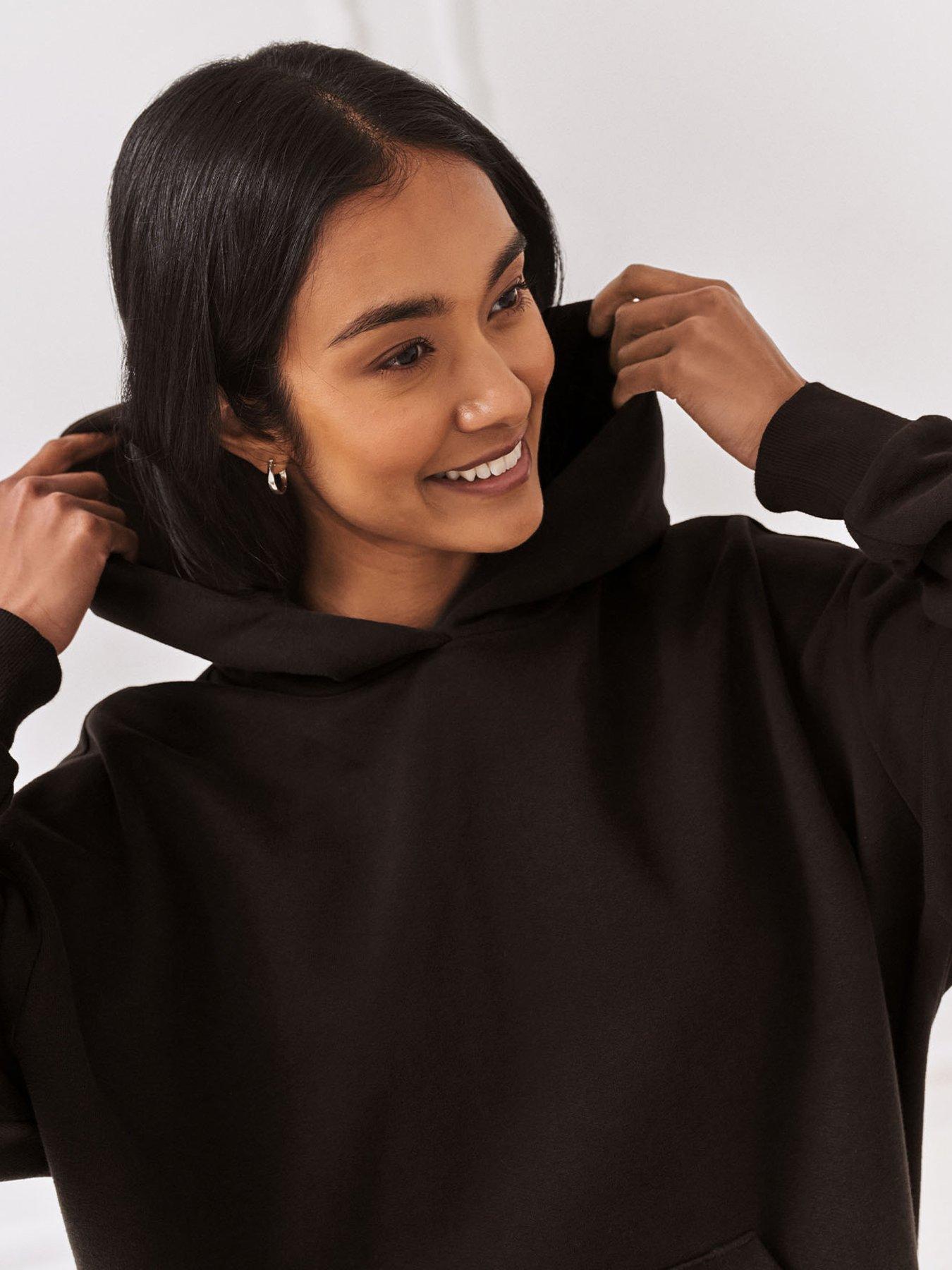 Image 4 of 6 of CHELSEA PEERS Long Sleeve Overhead Hoodie - Brown