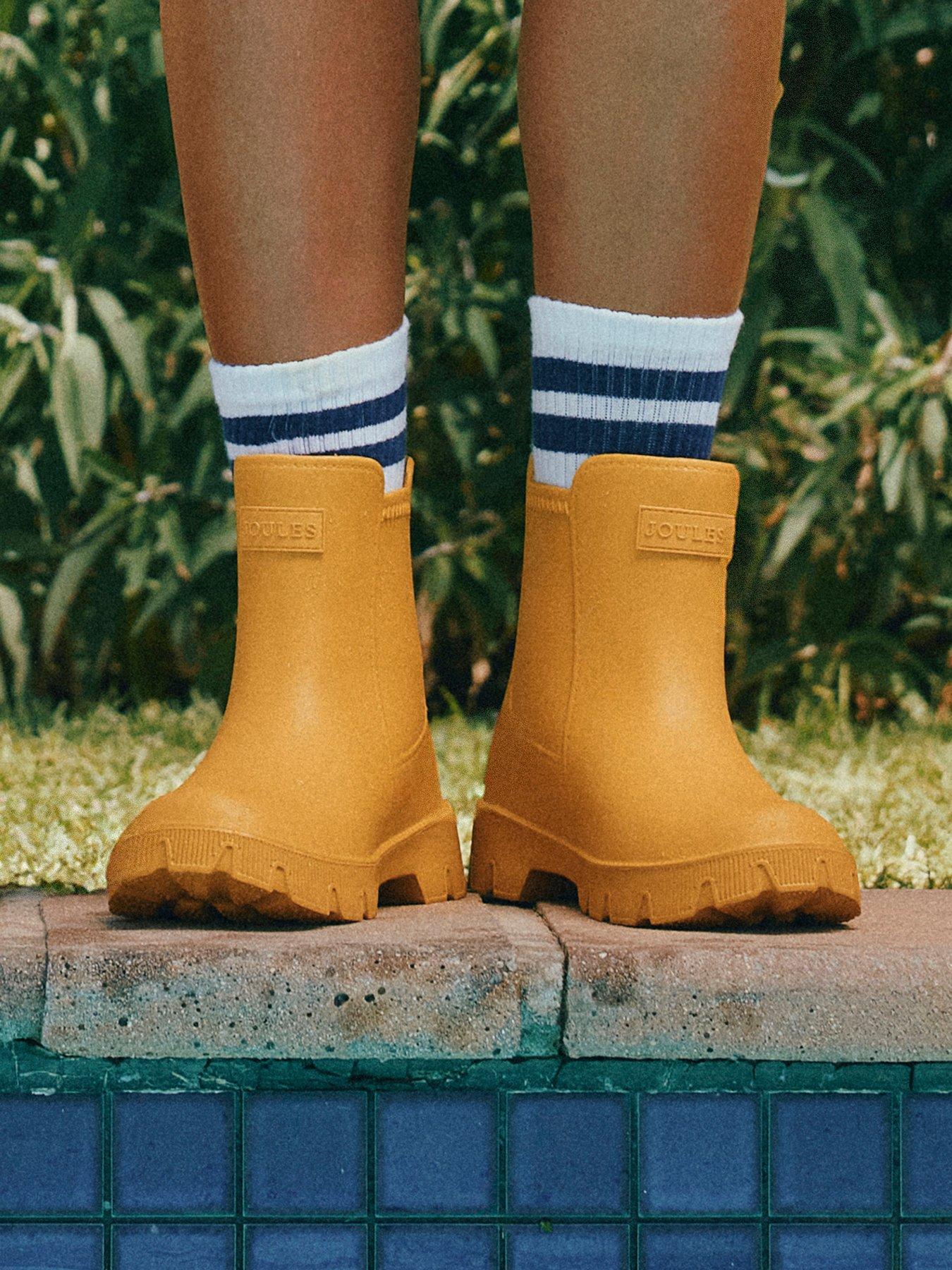 Joules Lightweight Ankle Wellies - Yellow