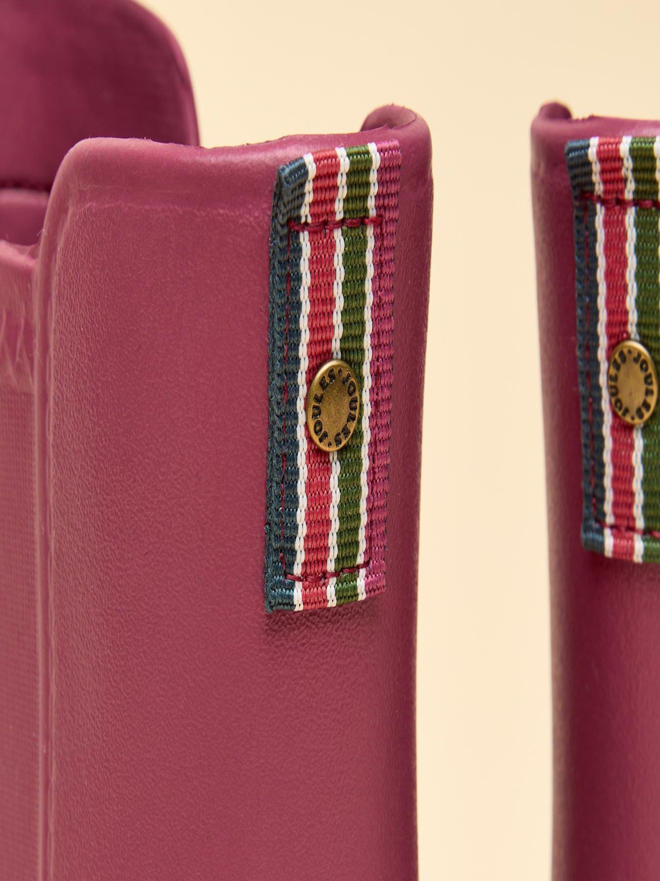  image of joules-lightweight-ankle-wellies-berry-red