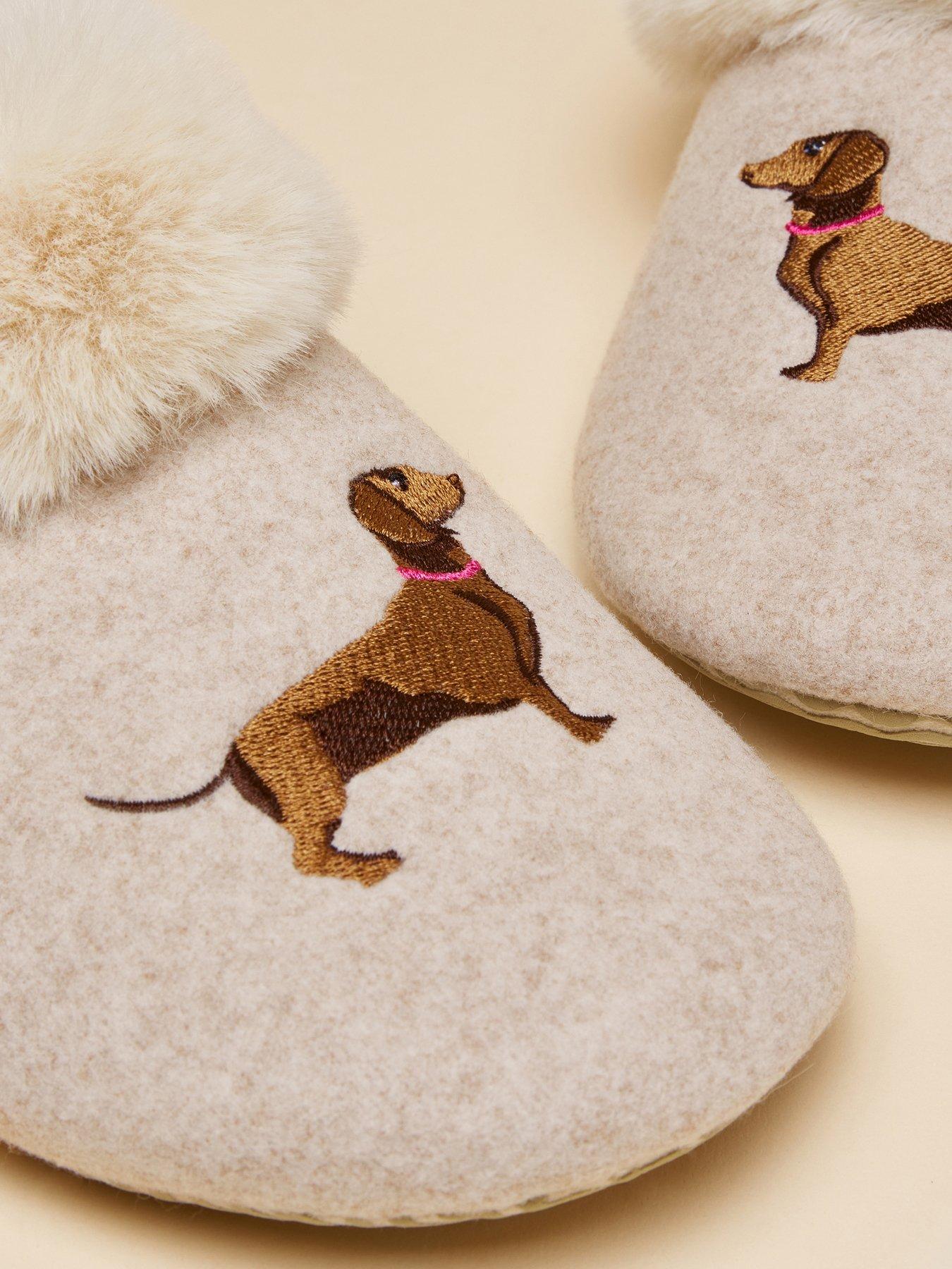 Image 6 of 6 of Joules Artwork Slipper - Oatmeal