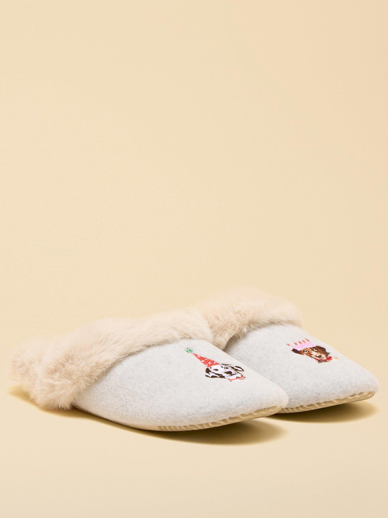 Joules Artwork Slipper - Grey
