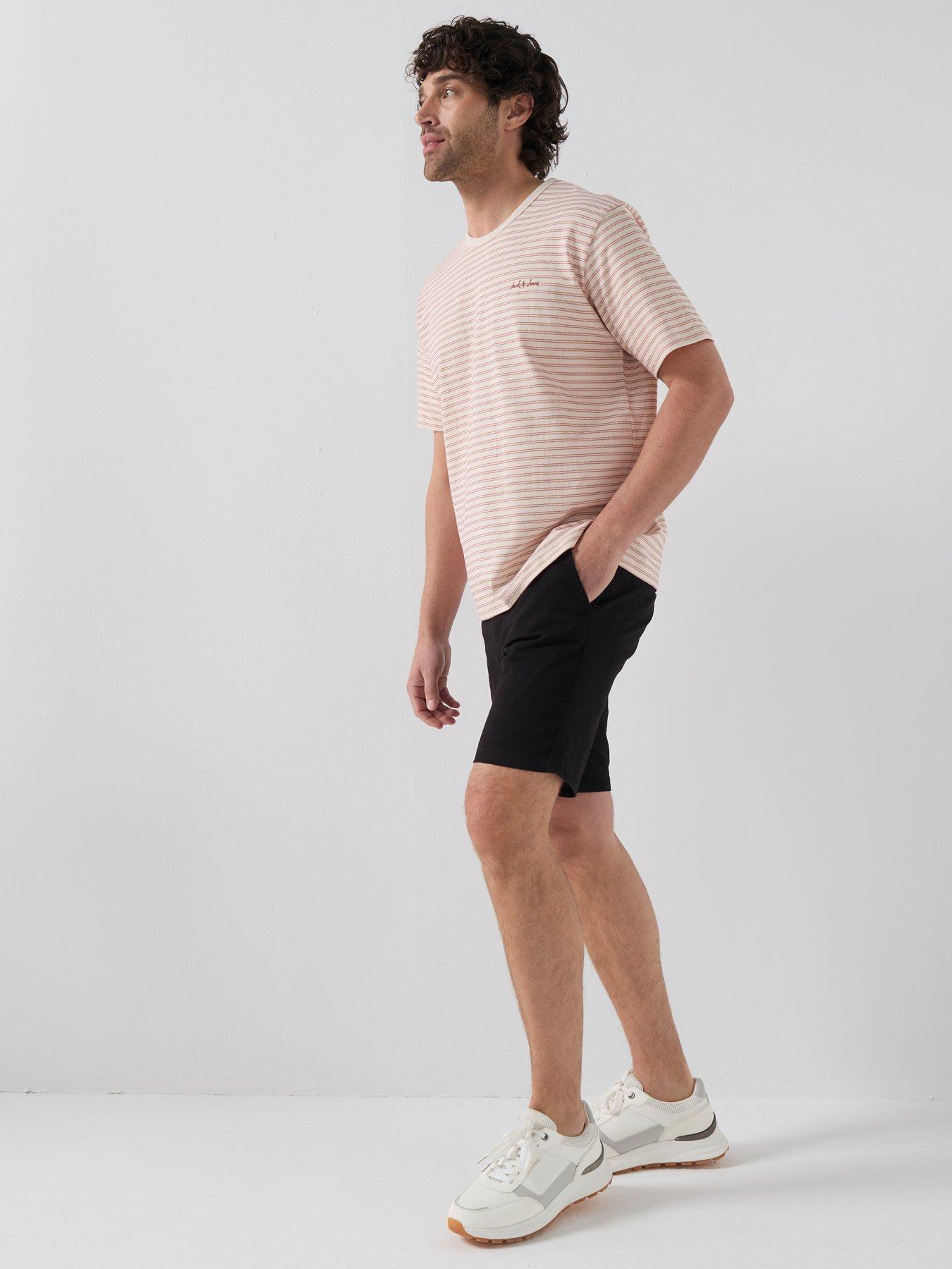  image of jack-jones-marco-dylan-chino-shorts-black