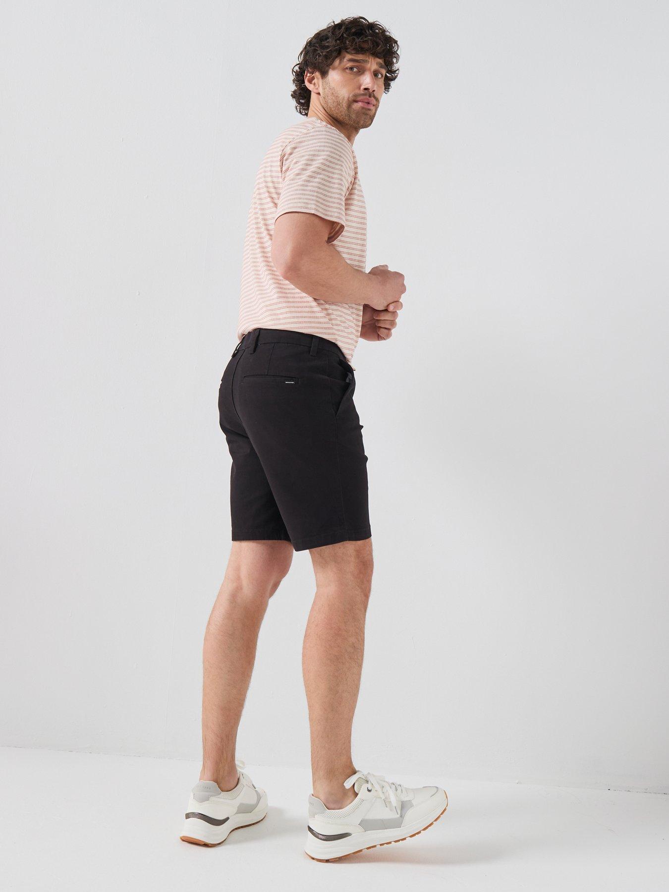 image of jack-jones-marco-dylan-chino-shorts-black