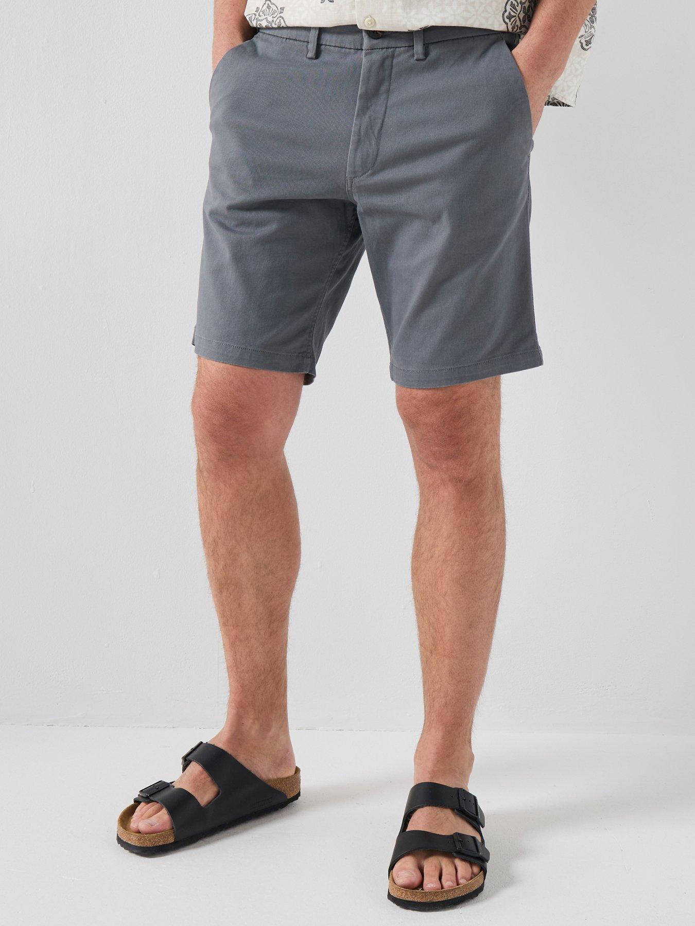  image of jack-jones-marco-dylan-chino-shorts-grey