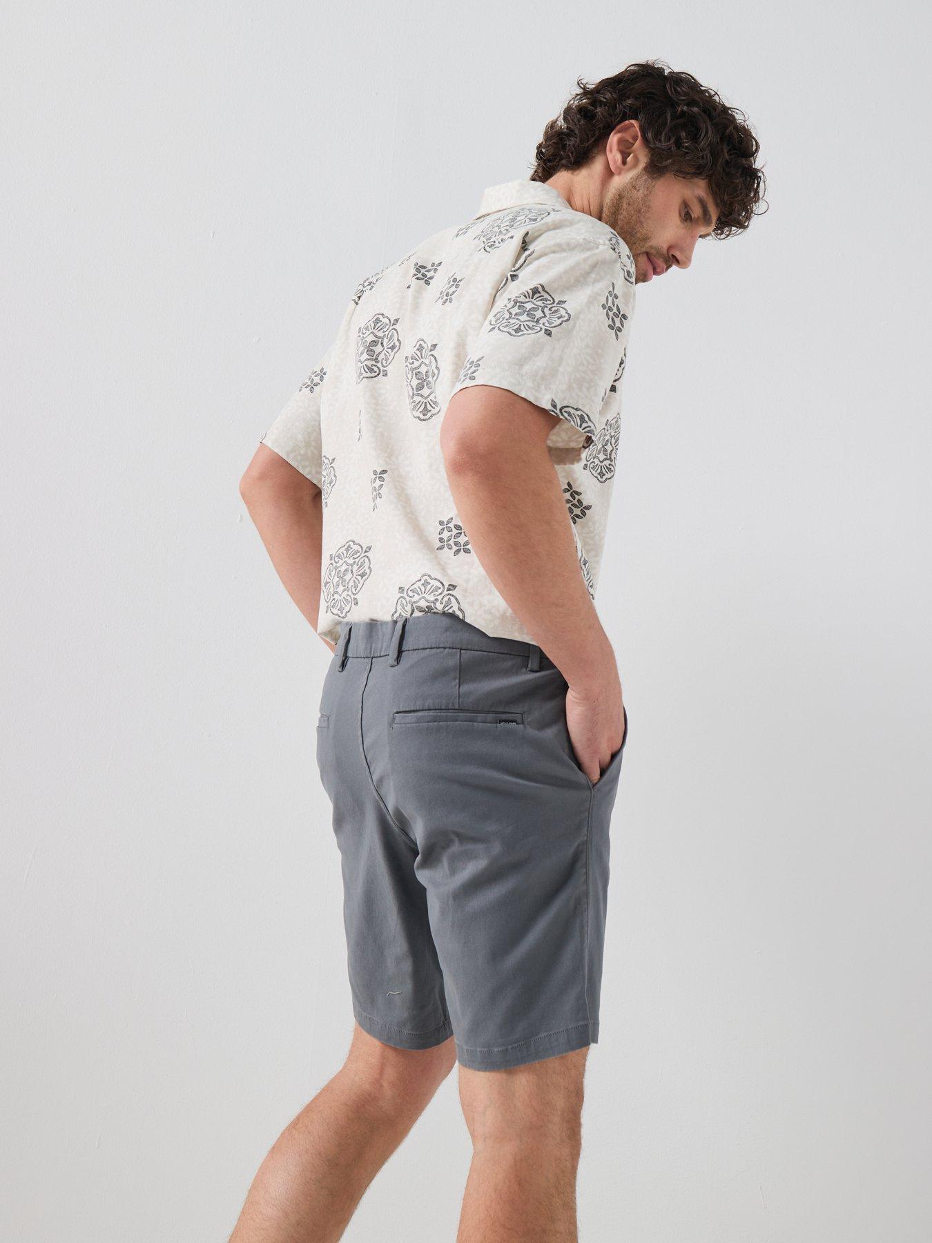  image of jack-jones-marco-dylan-chino-shorts-grey