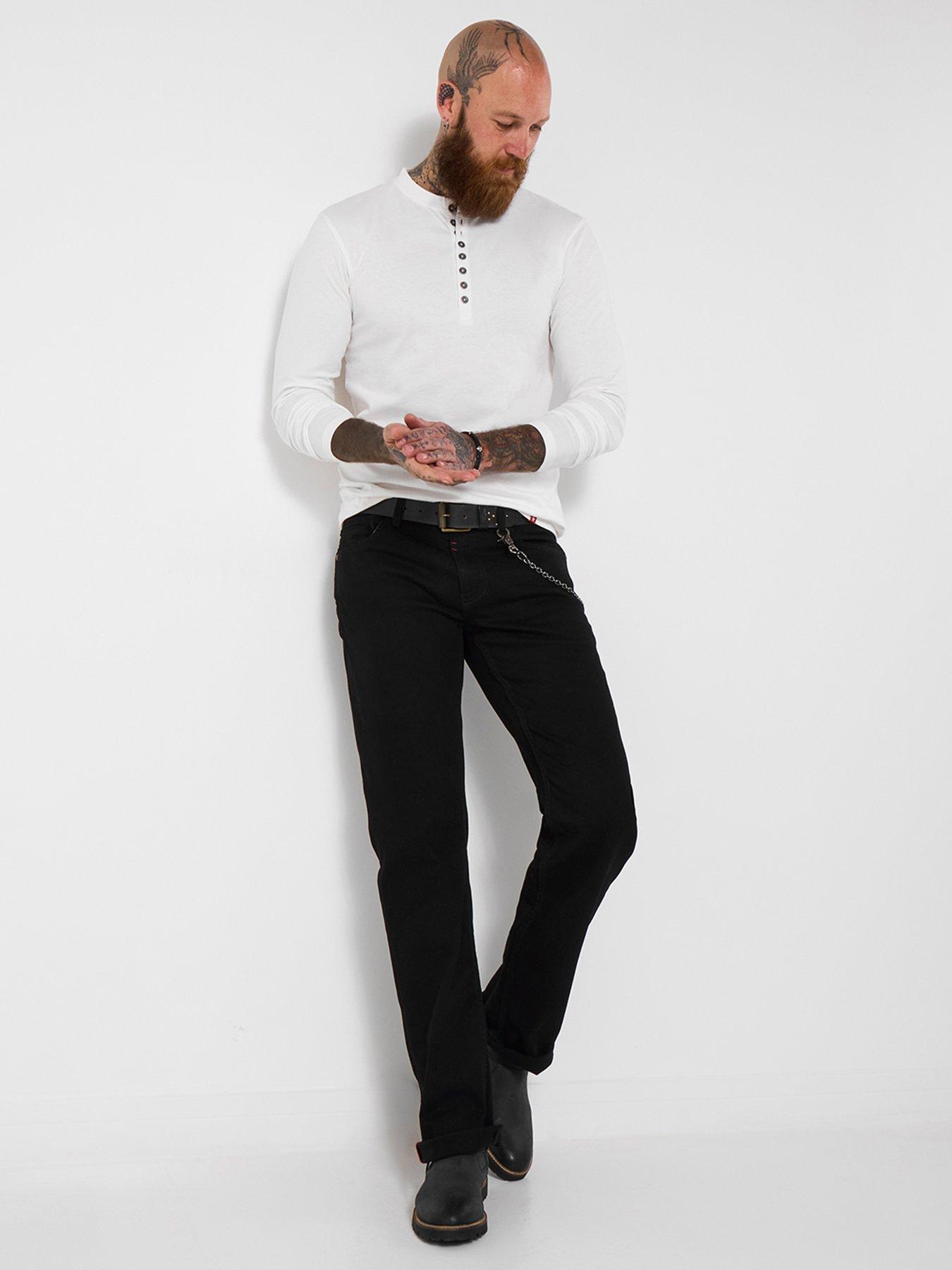  image of joe-browns-henley-long-sleeve-t-shirt-white