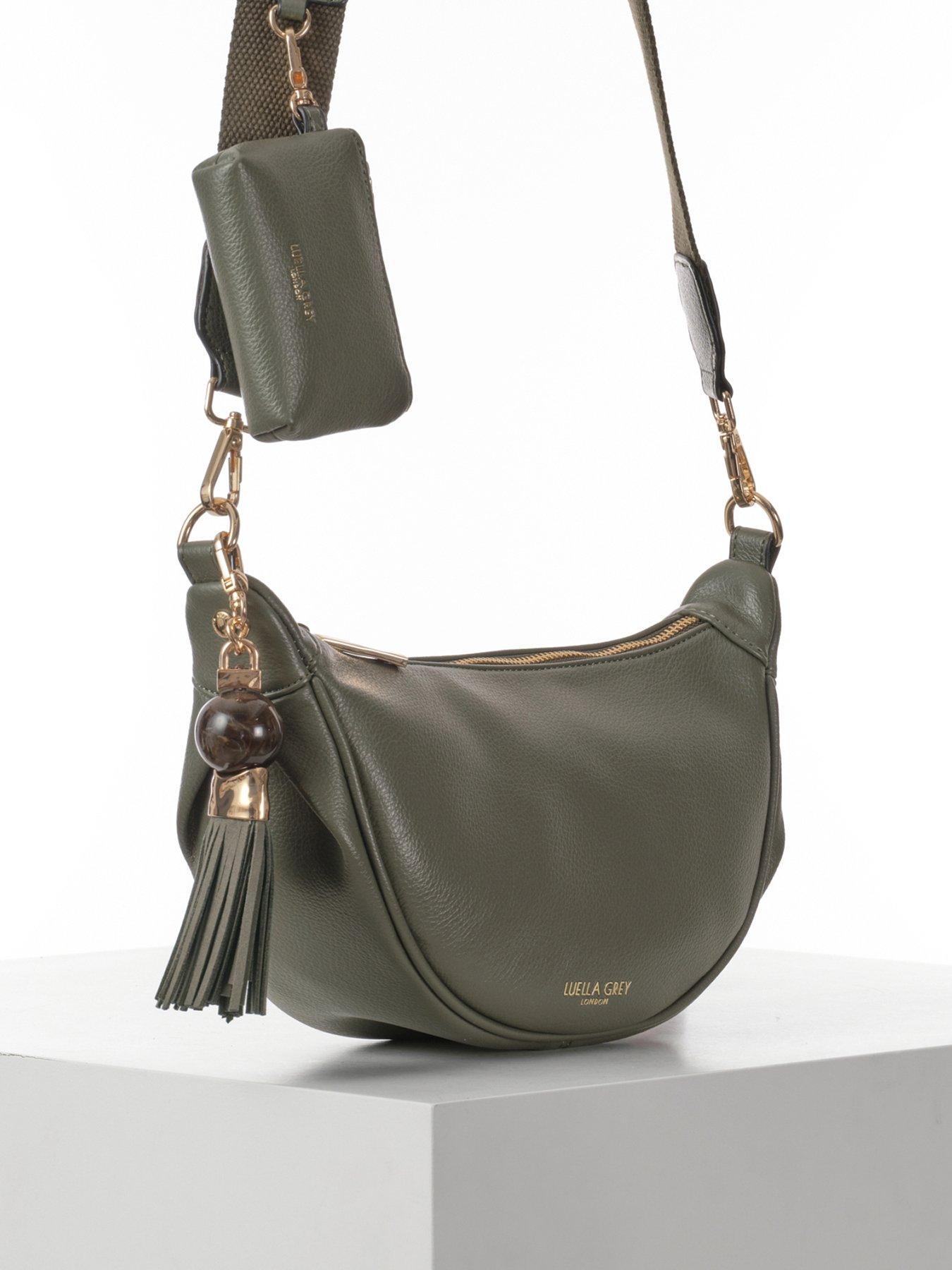 Image 3 of 5 of Luella Grey Lauren Khaki Sling Bag
