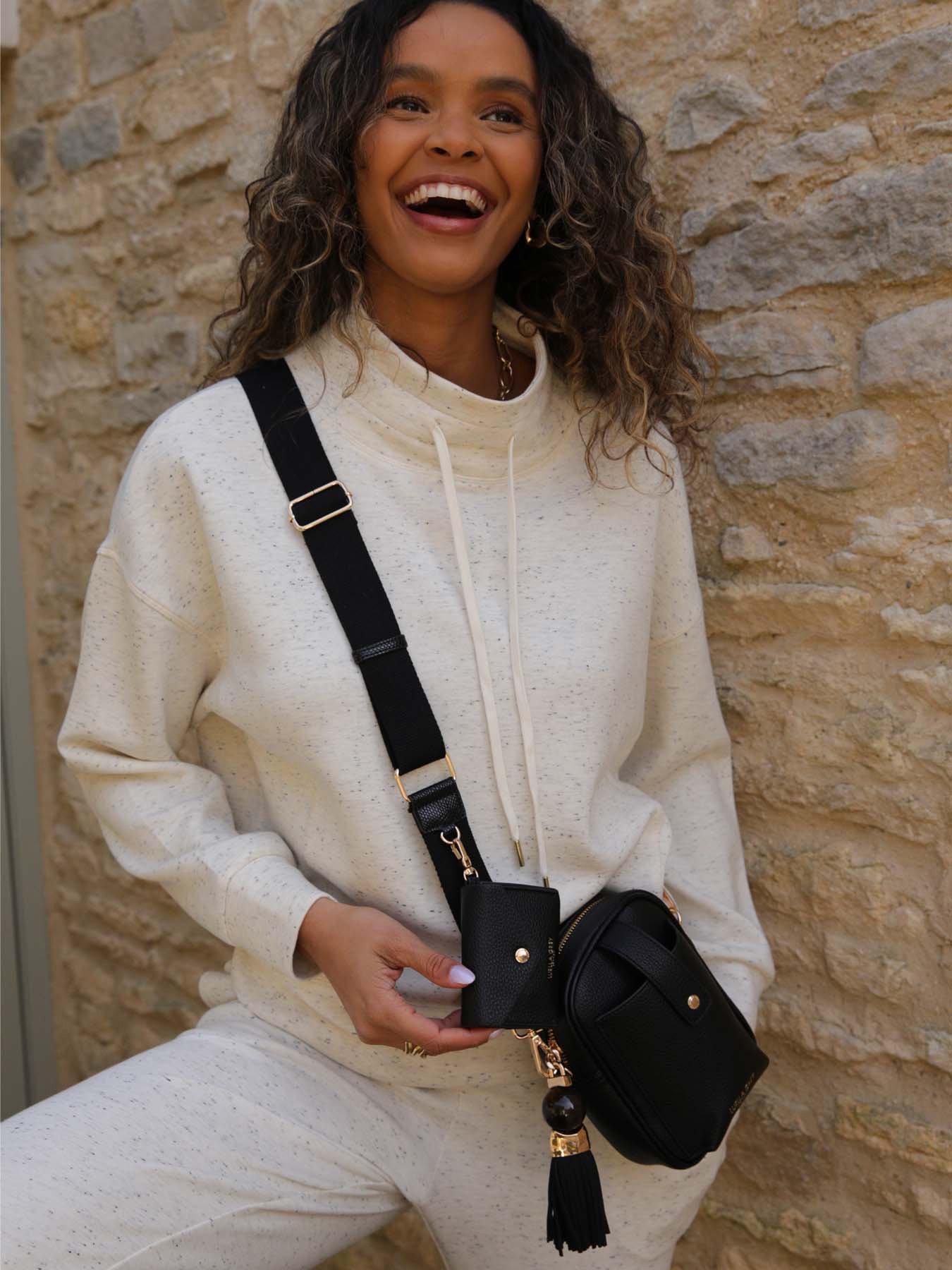 Image 5 of 5 of Luella Grey Elise Portrait Crossbody - Black