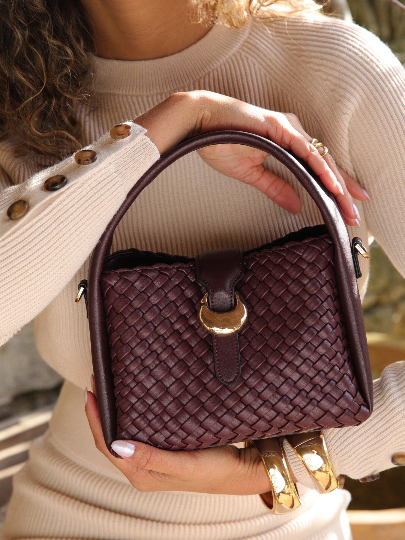Image 2 of 5 of Luella Grey Maggie Cherry Weave Crossbody Bag
