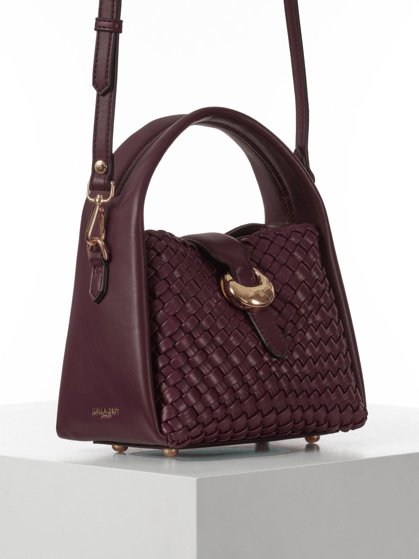 Image 4 of 5 of Luella Grey Maggie Cherry Weave Crossbody Bag