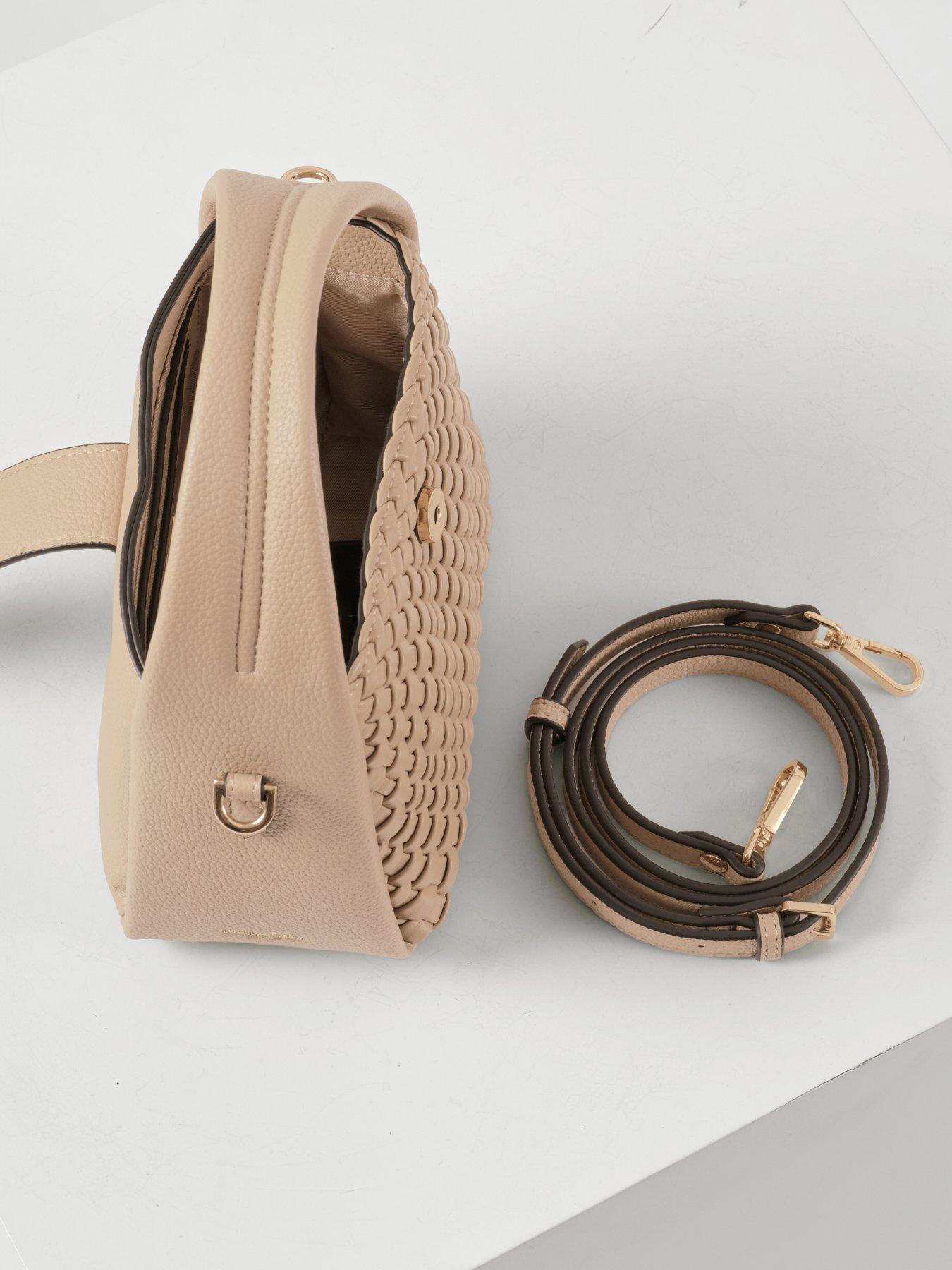  image of luella-grey-maggie-mushroom-weave-crossbody-bag-beige