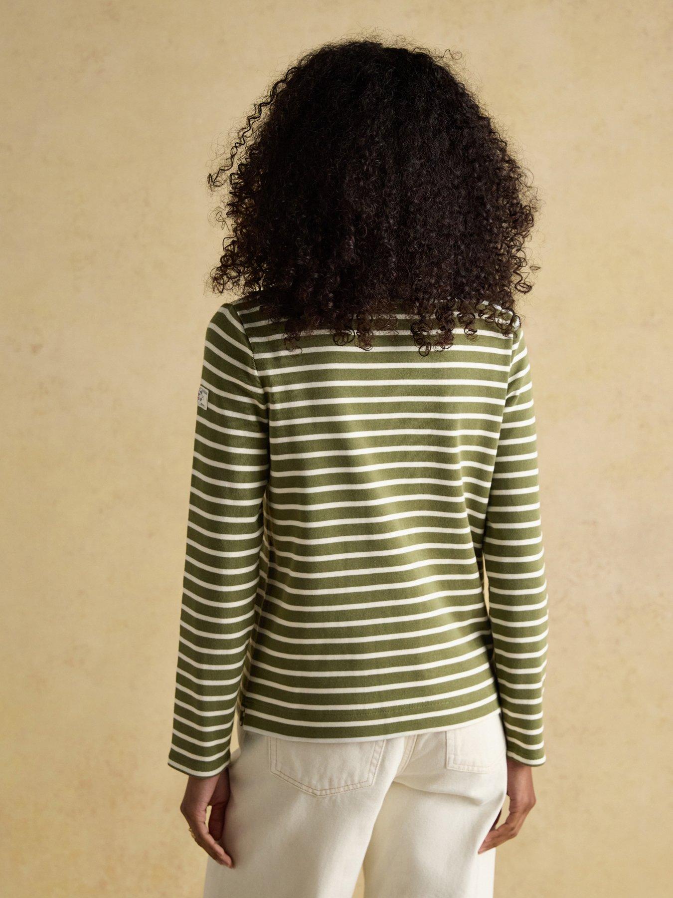 Image 2 of 5 of Joules Boat Neck Breton Top - Green