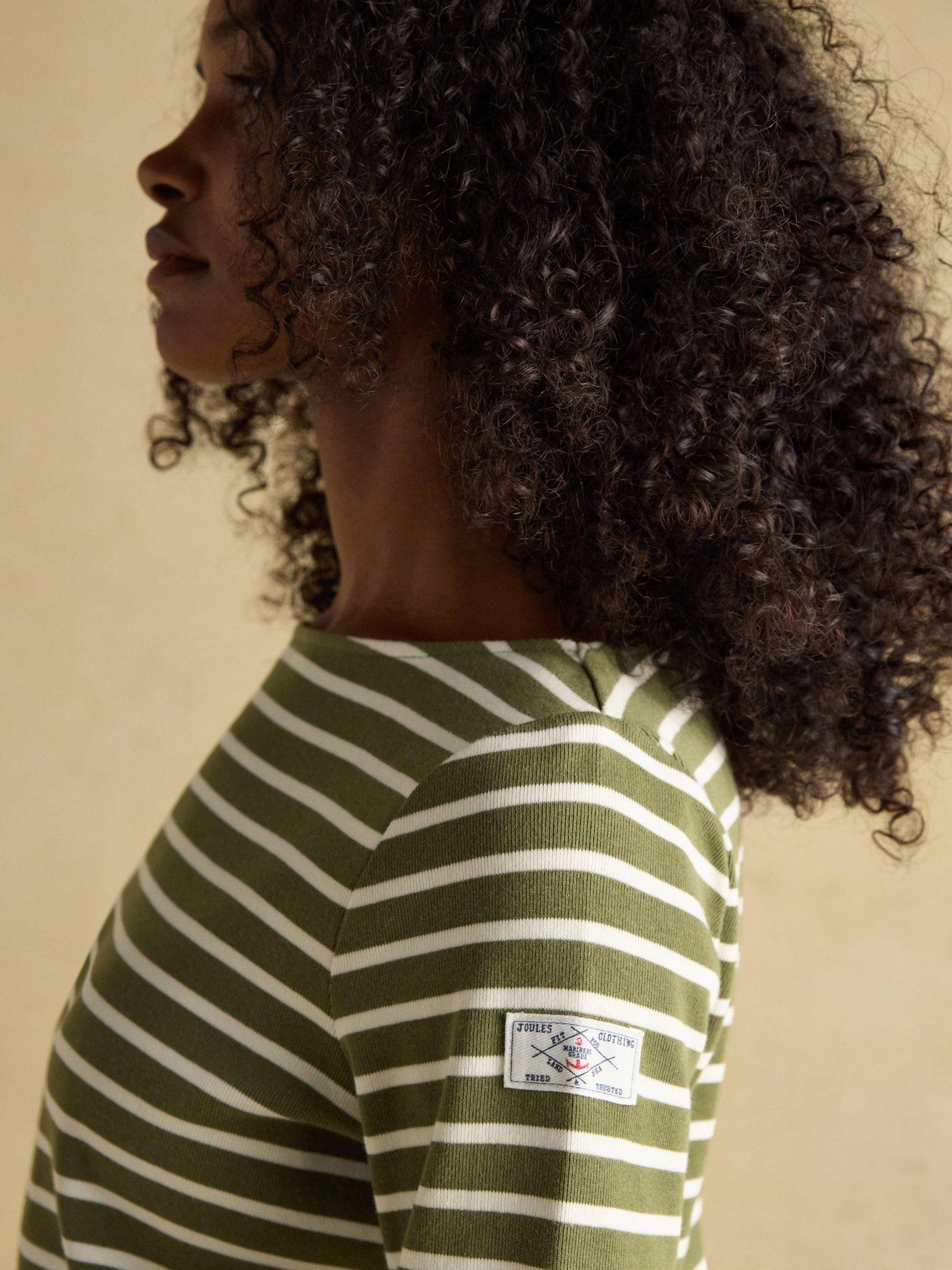 Image 5 of 5 of Joules Boat Neck Breton Top - Green