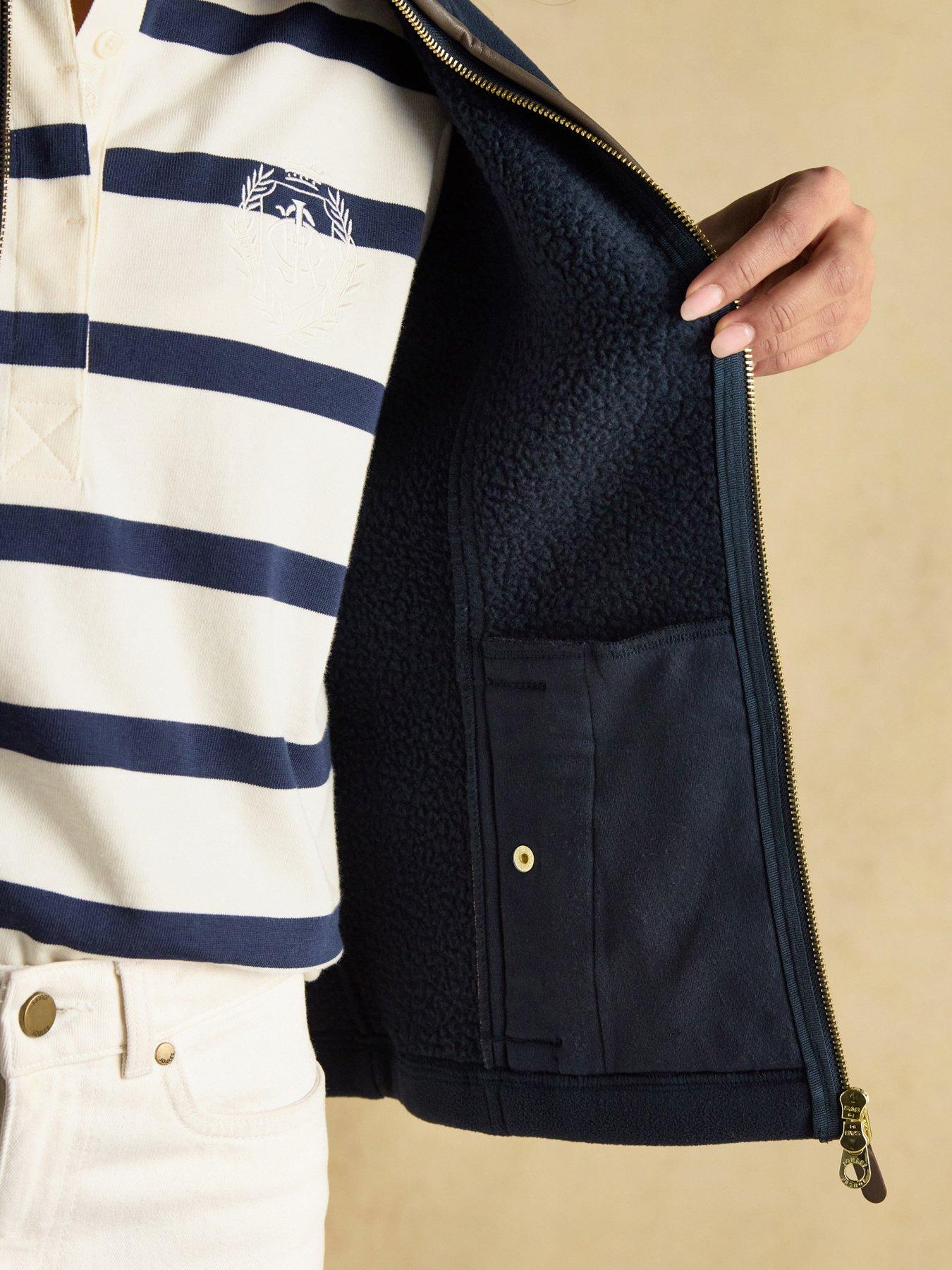  image of joules-fleece-gilet-navy