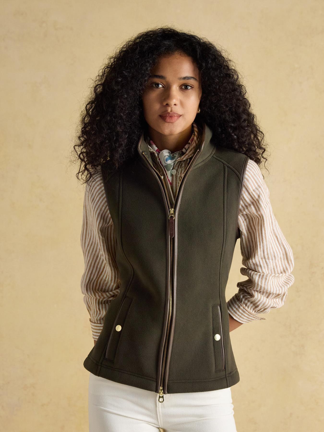 joules-fleece-gilet-green