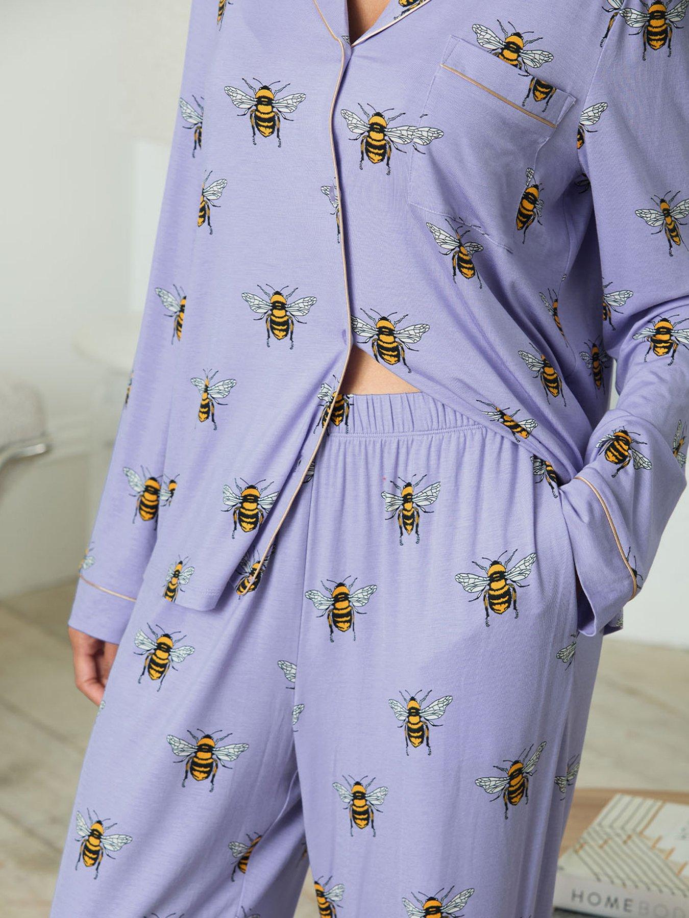 Image 3 of 6 of CHELSEA PEERS Classic Long Button Up Set - Lilac