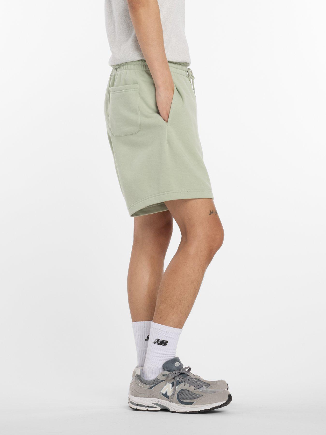 Image 3 of 6 of New Balance Sport Essentials French Terry Shorts - Green