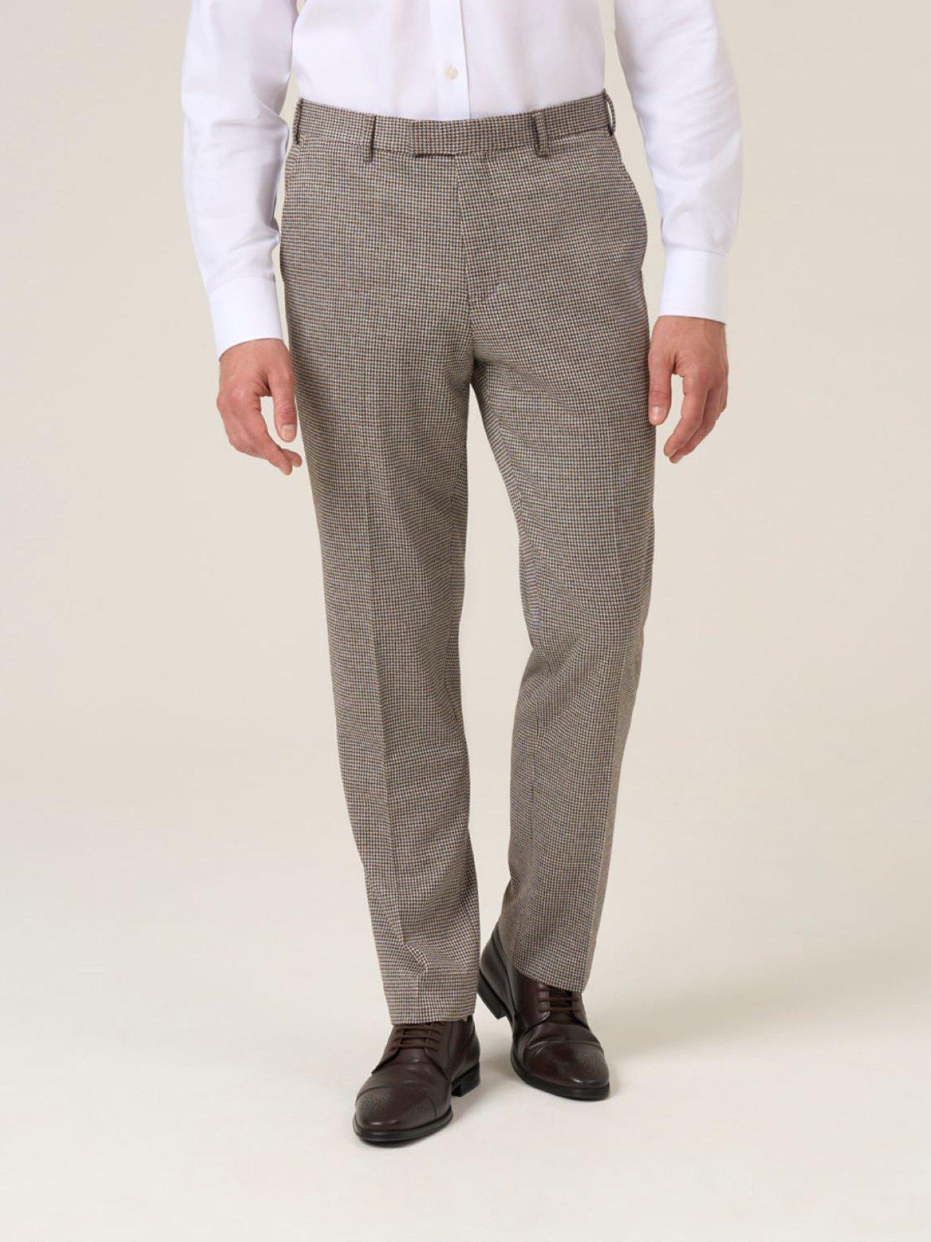 skopes-tailored-fit-cannon-houndstooth-suit-trousers-brown