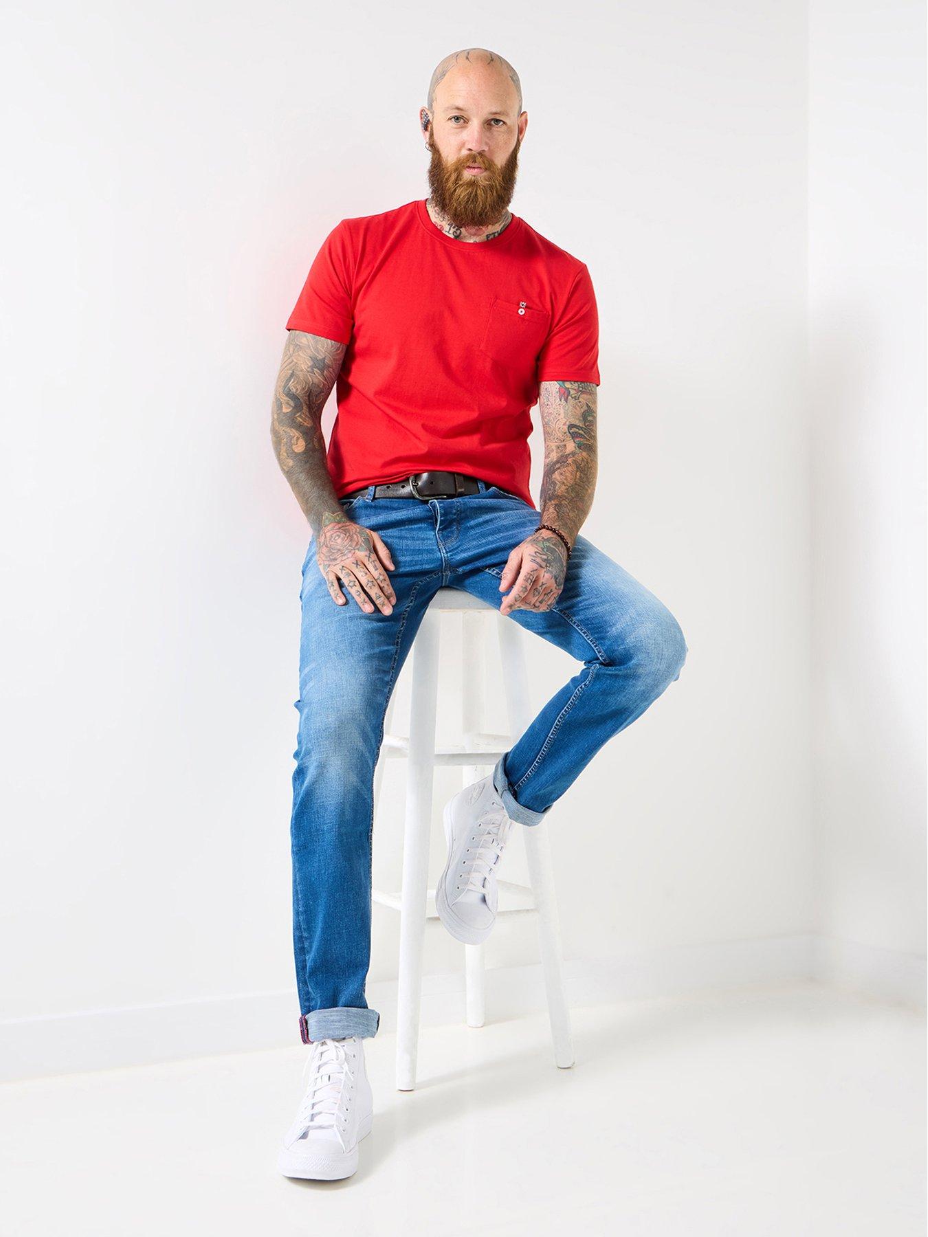 Image 3 of 5 of Joe Browns Better Than Basic T-Shirt - Red