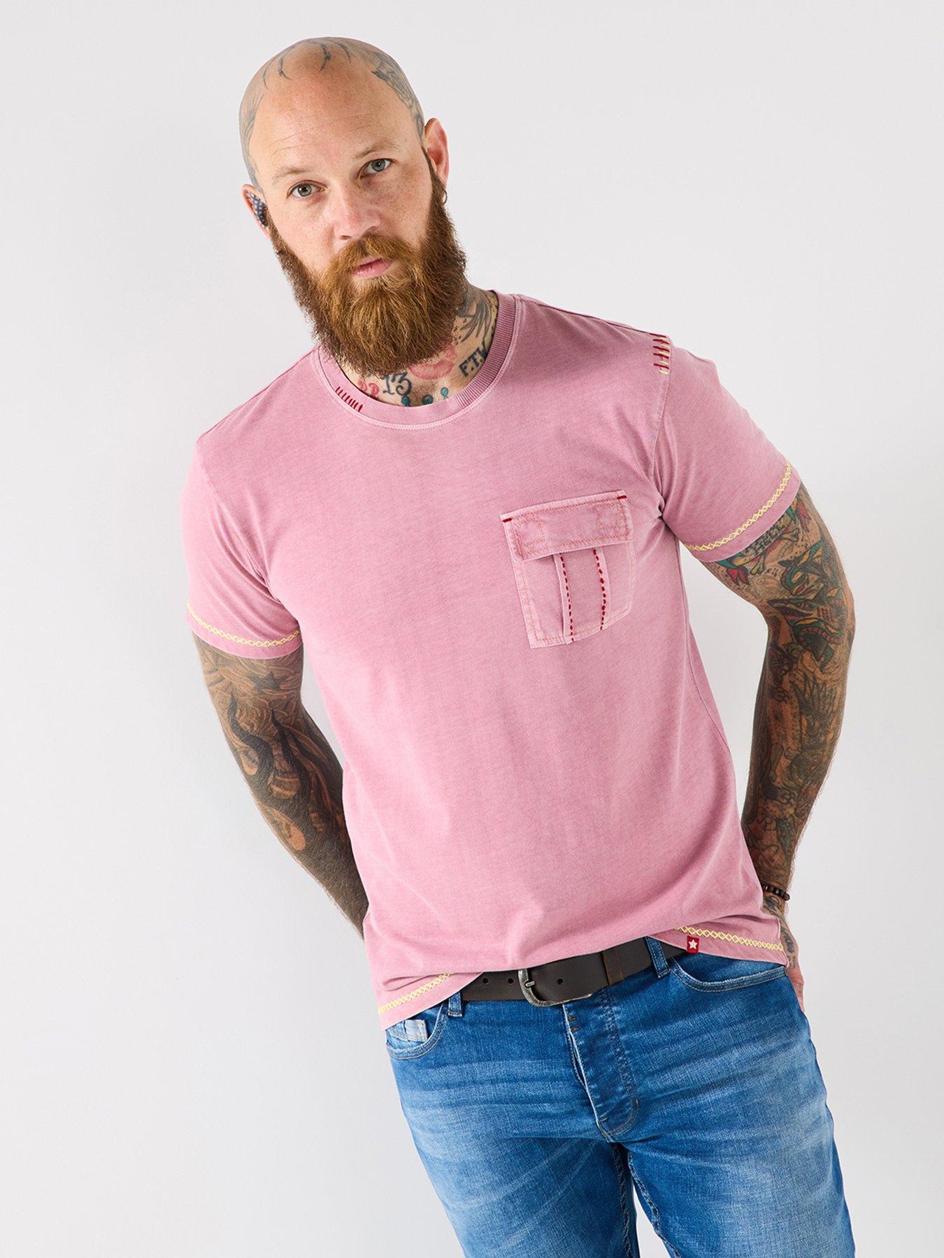 undefined Pink Crew Neck T-Shirt