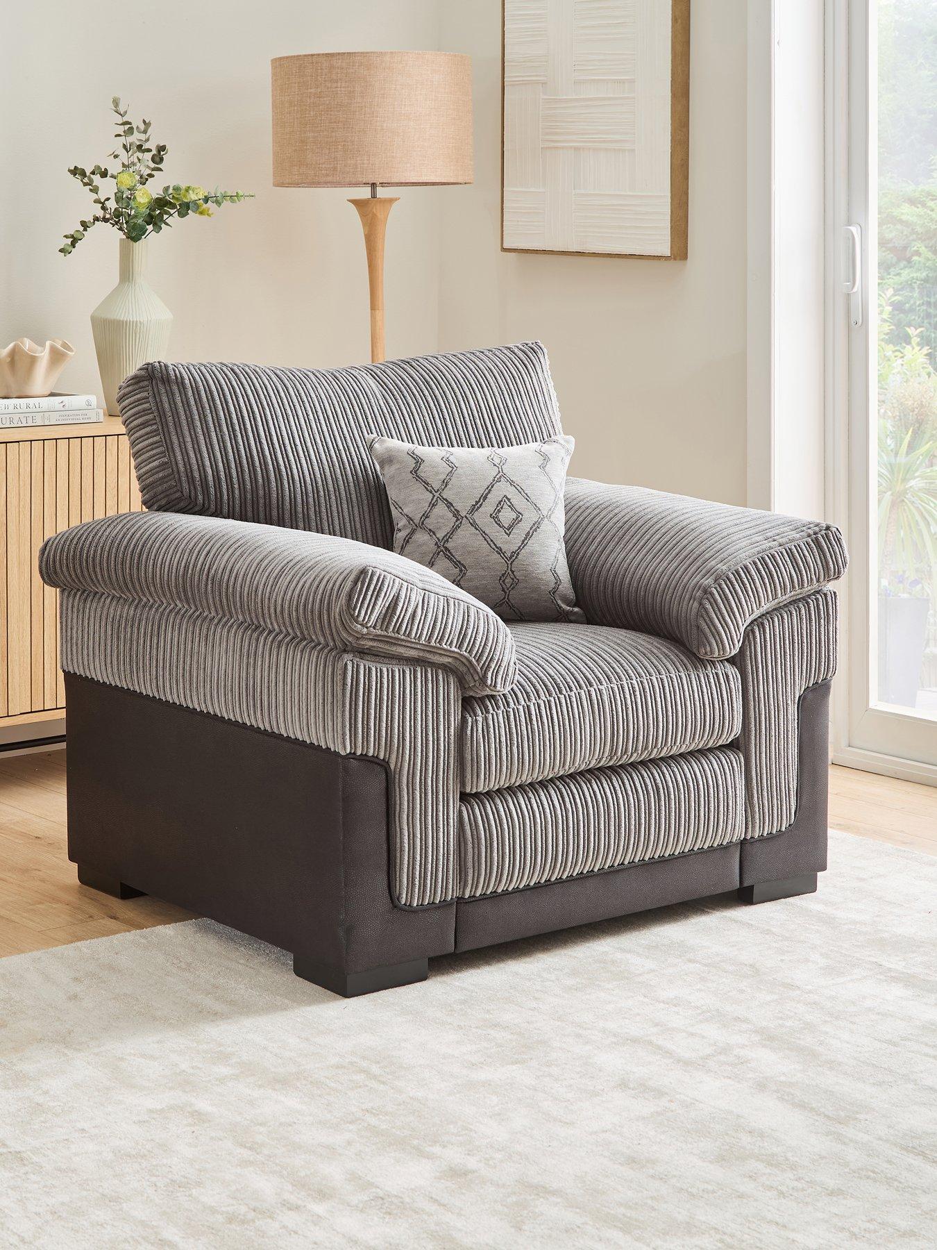 Image 1 of 6 of The Very Collection Marissa Jumbo Cord Armchair - FSC&reg; Certified