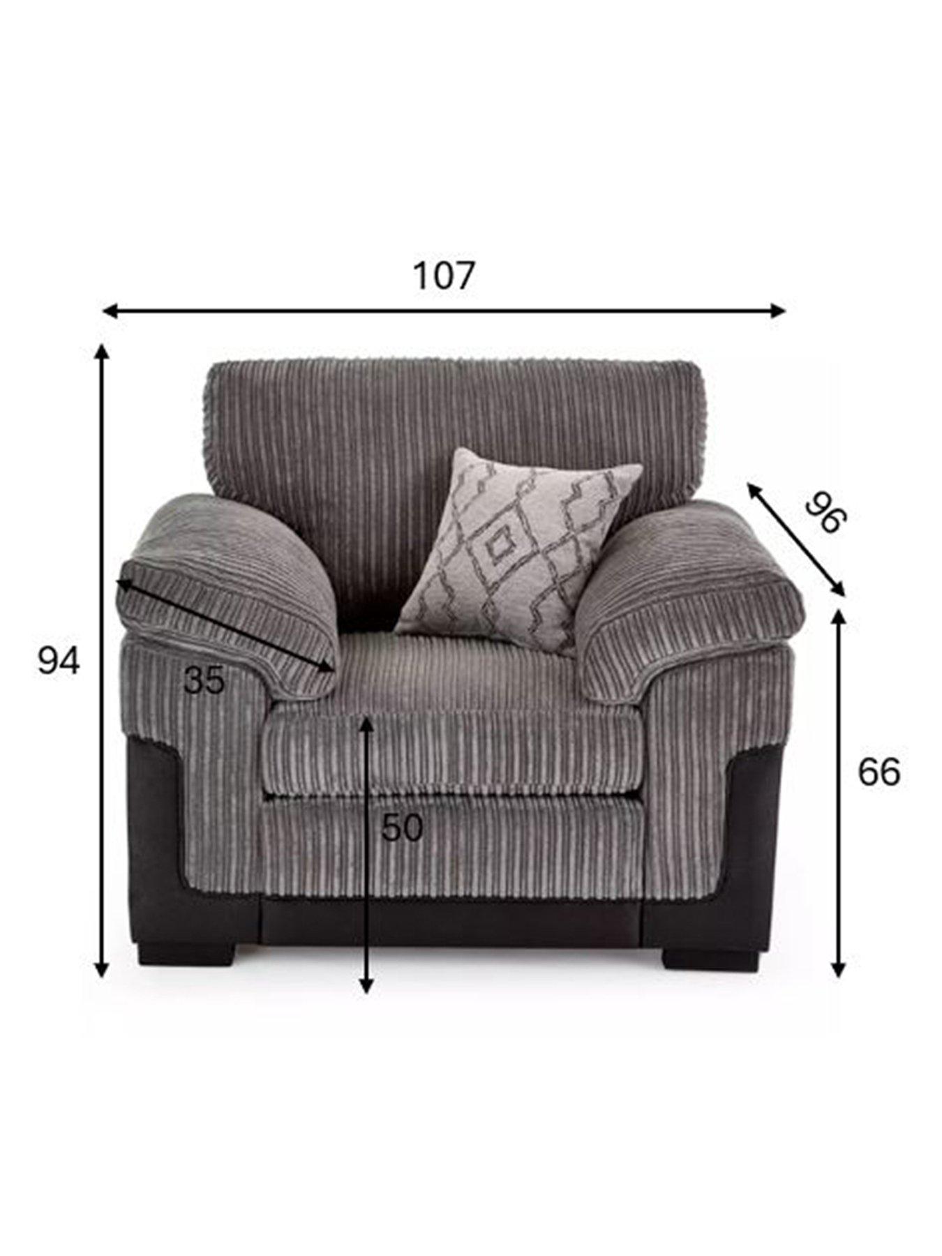 Image 6 of 6 of The Very Collection Marissa Jumbo Cord Armchair - FSC&reg; Certified