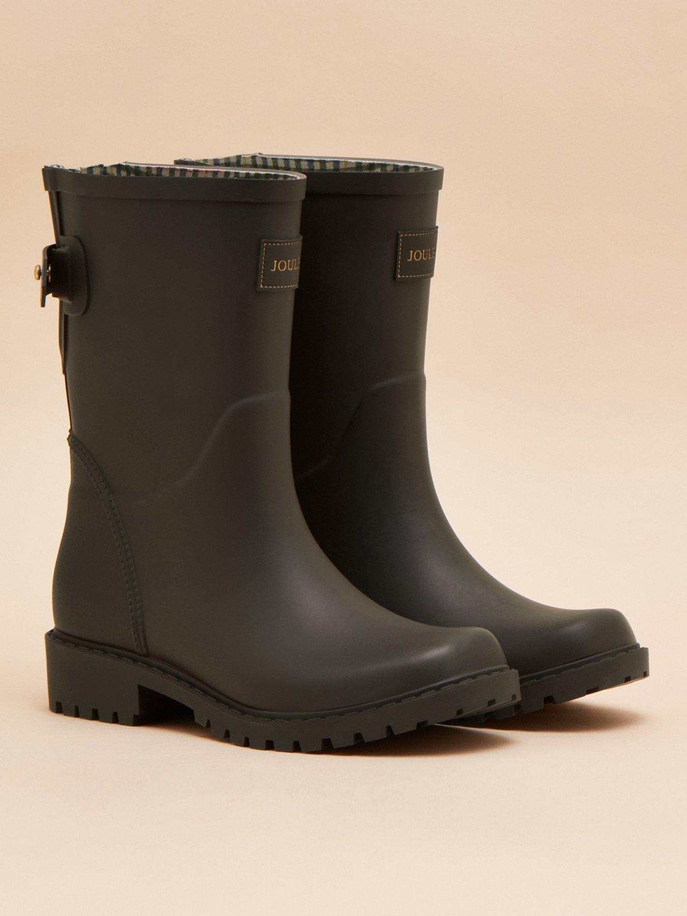Image 2 of 6 of Joules Adjustable Mid Calf Wellies - Brown