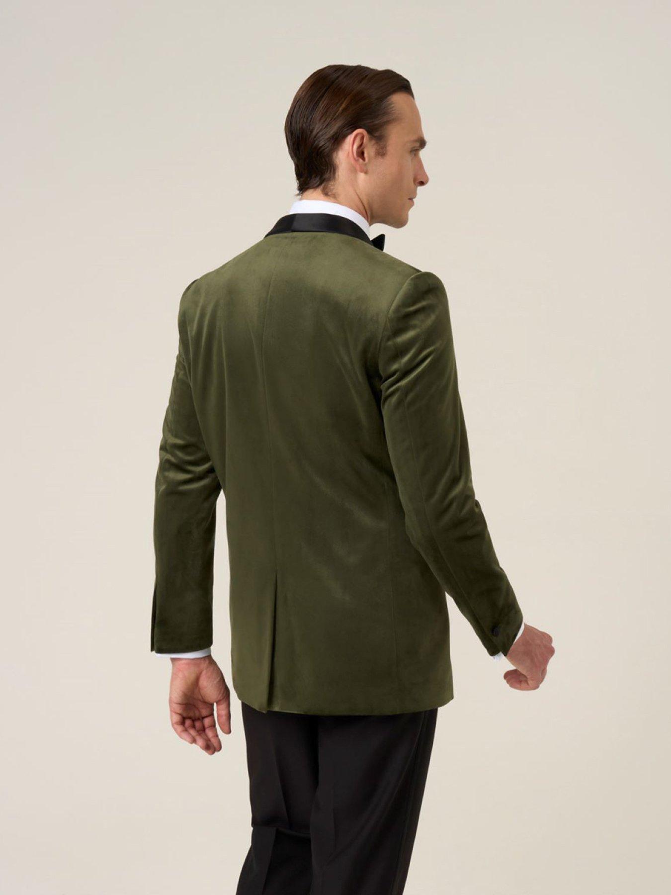 Image 2 of 6 of Skopes Tailored Fit Paso Suit Jacket - Green