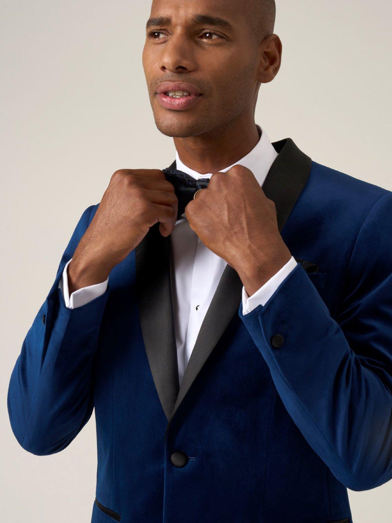  image of skopes-tailored-fit-paso-suit-jacket-blue