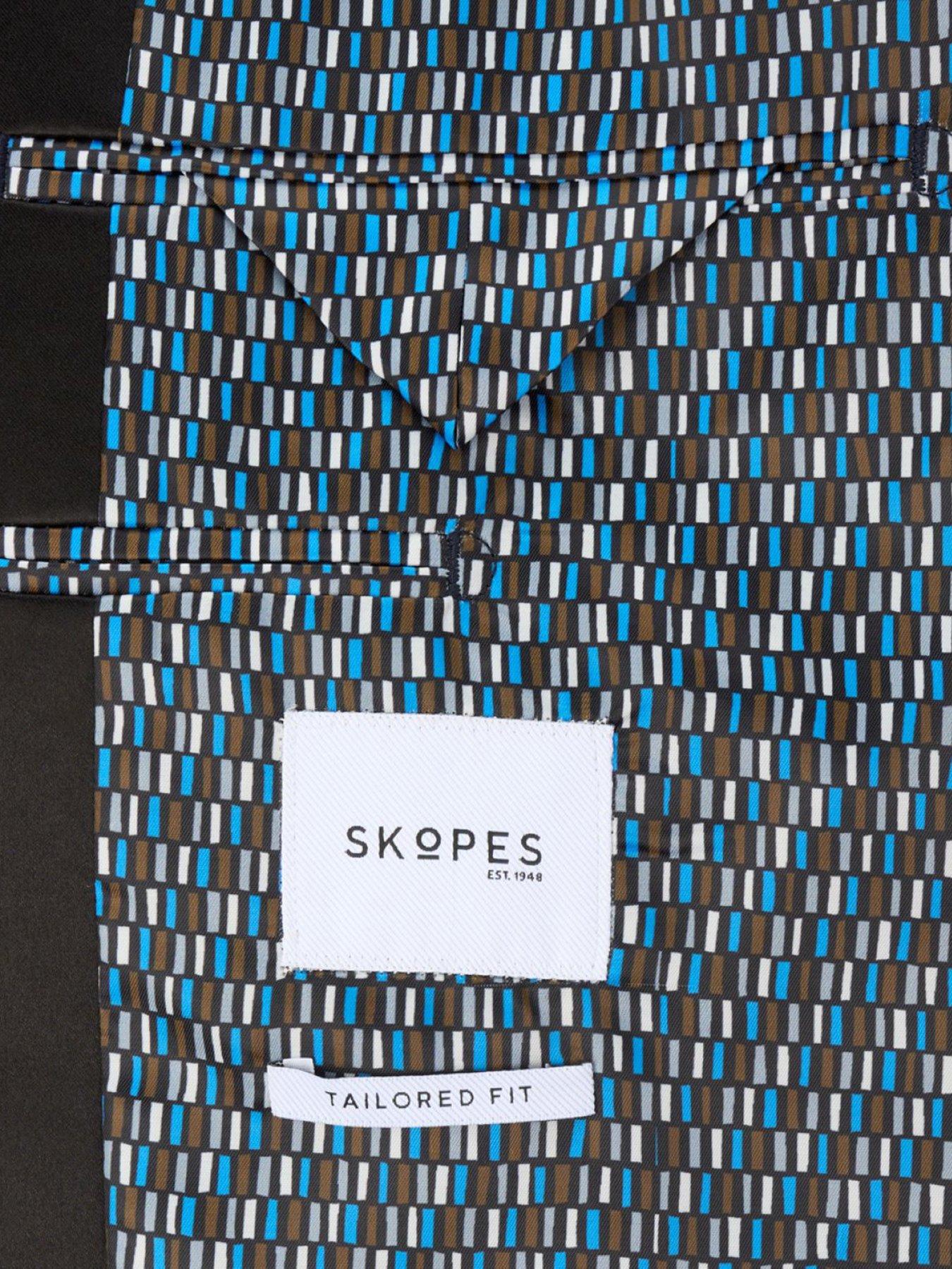 Image 5 of 6 of Skopes Tailored Fit Paso Suit Jacket - Blue