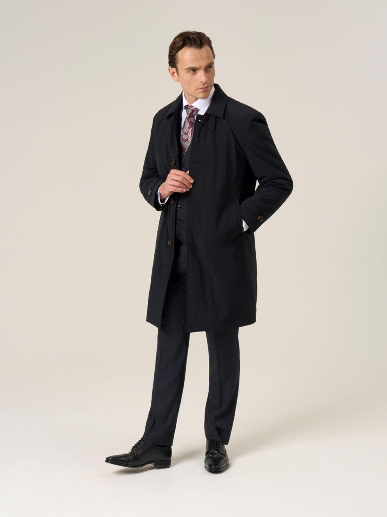 front image of skopes-orton-shower-proof-coat-black