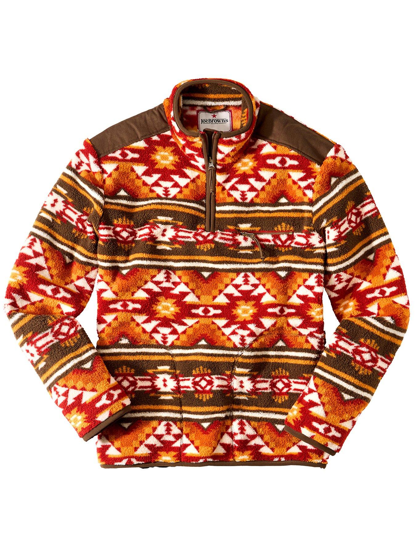 Image 5 of 5 of Joe Browns Cozy Funnel Fleece 1/4 Zip Sweat - Multi