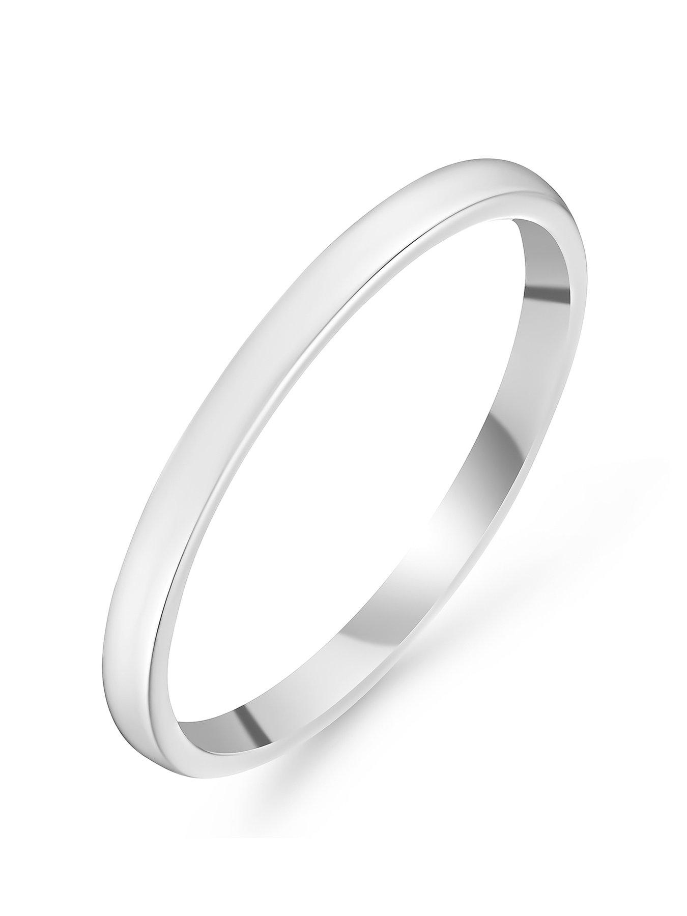 undefined Platinum 15Mm Wedding Ring