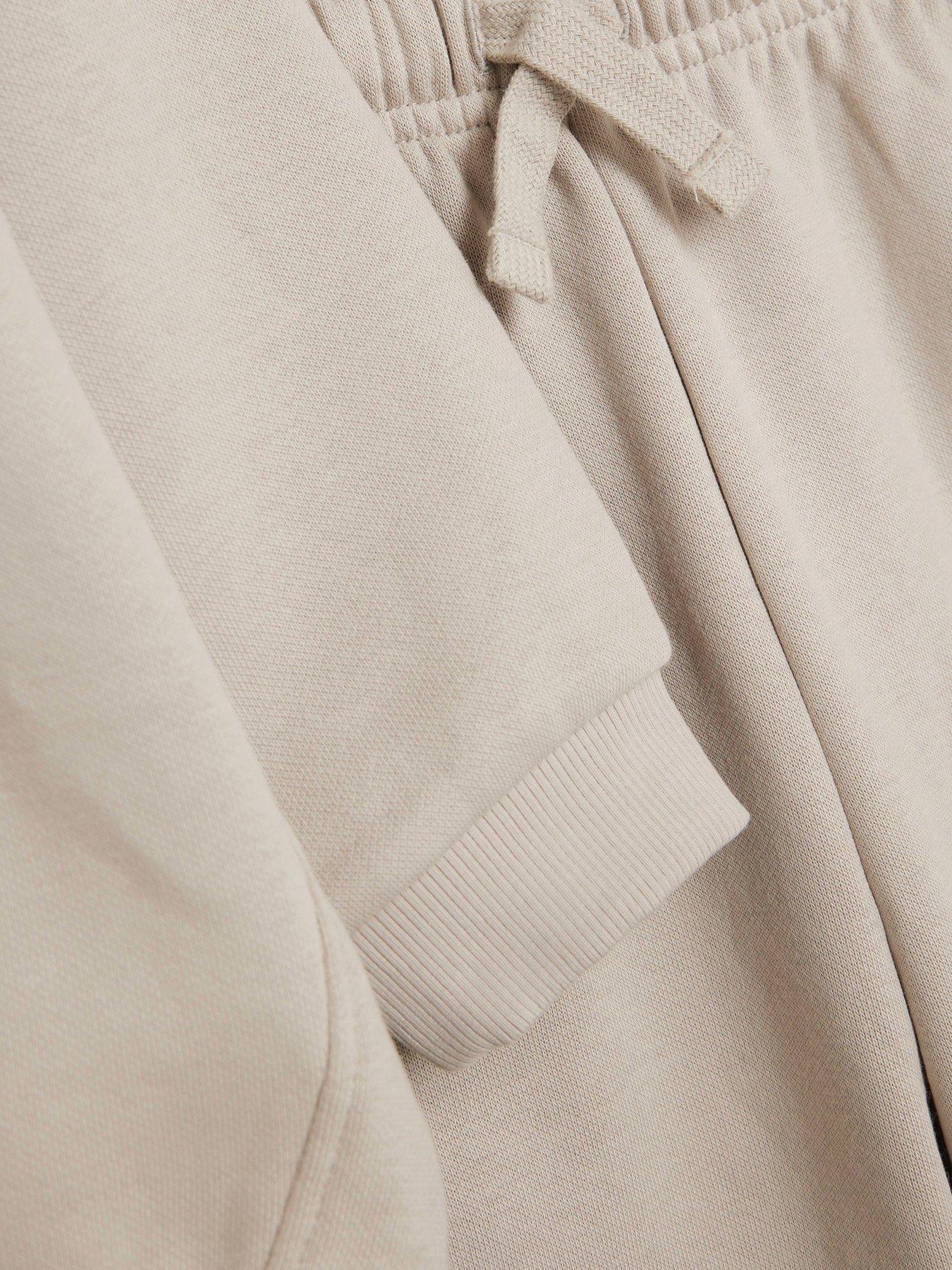 Image 4 of 5 of River Island Mini Boys RR Hoodie And Joggers Set - Beige