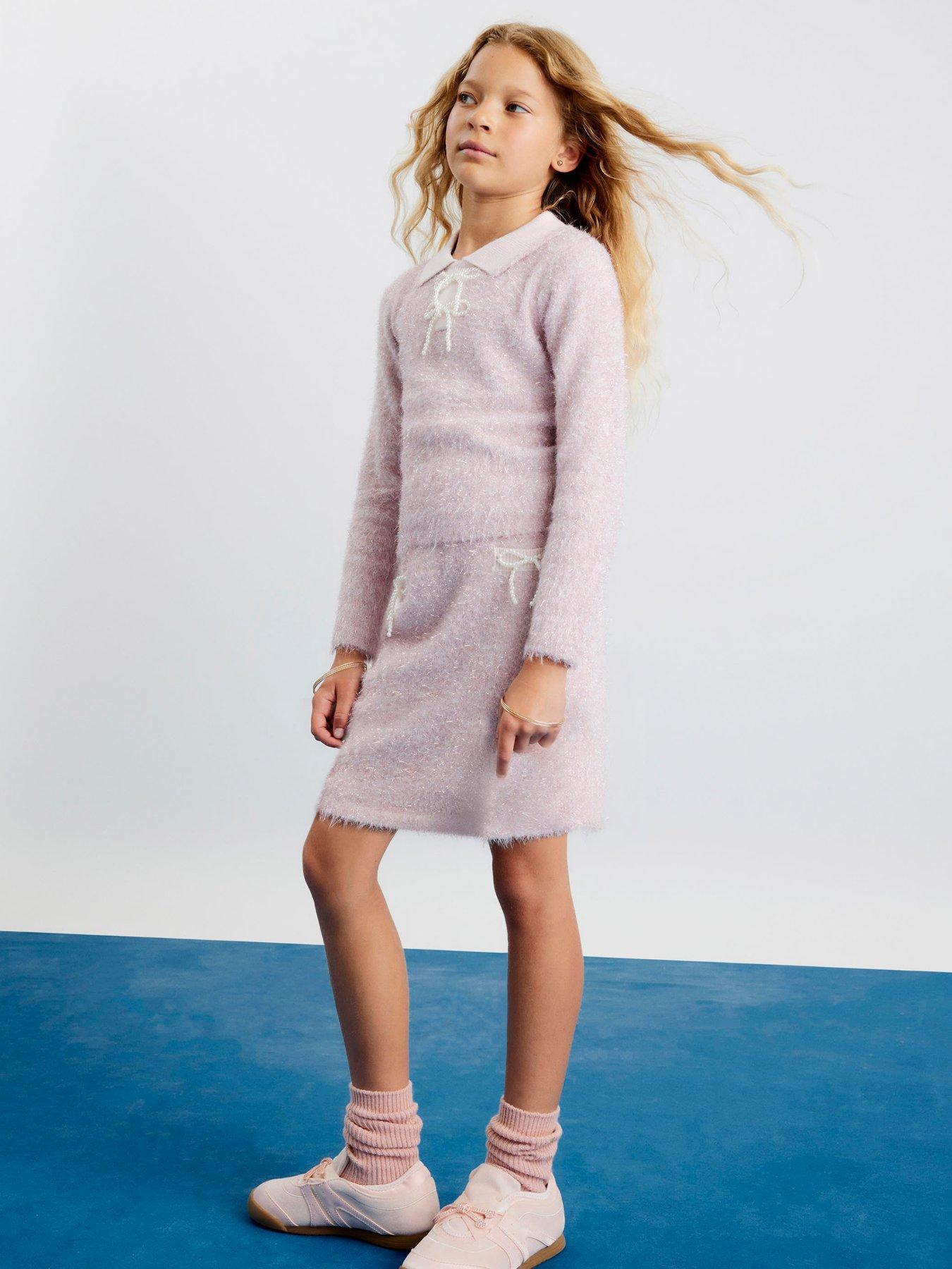 river-island-older-girls-lurex-bow-skirt-set-pink