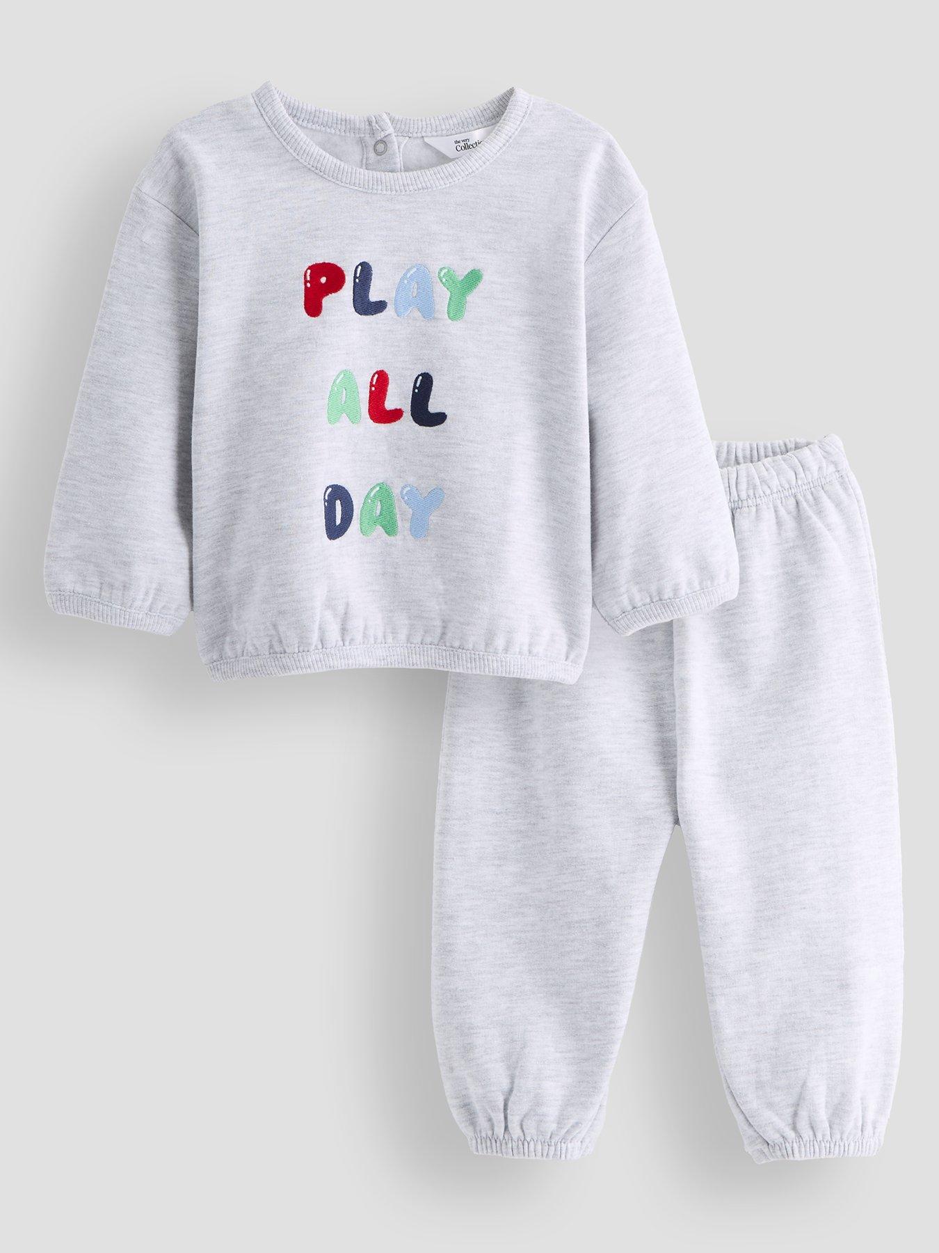 Image 1 of 4 of The Very Collection Play All Day Sweatshirt and Jogger Set - Grey