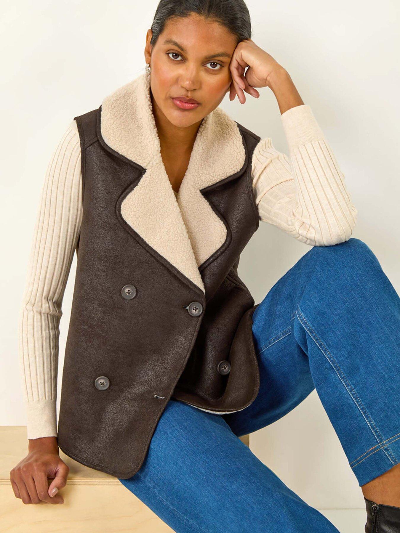 Image 4 of 5 of Roman Borg Waistcoat - Brown