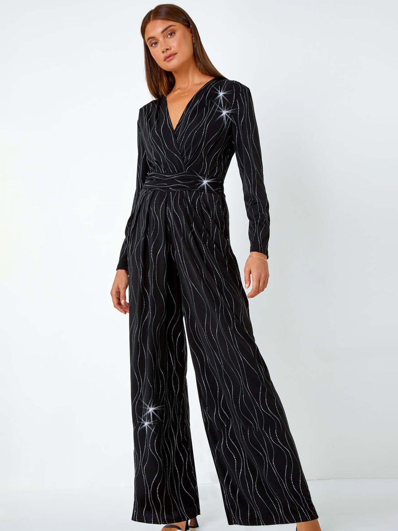 roman-embellished-wide-leg-stretch-jumpsuit-black